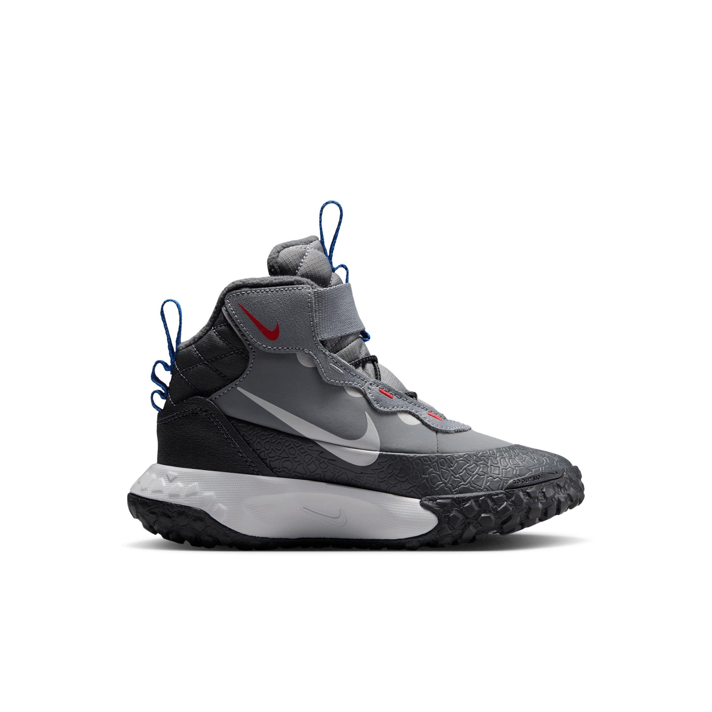 Nike Terrascout "Cool Grey/Anthracite/University Red/Pure Platinum" Preschool Boys' Boot - GREY/ANTHRACITE/RED/PLATINUM