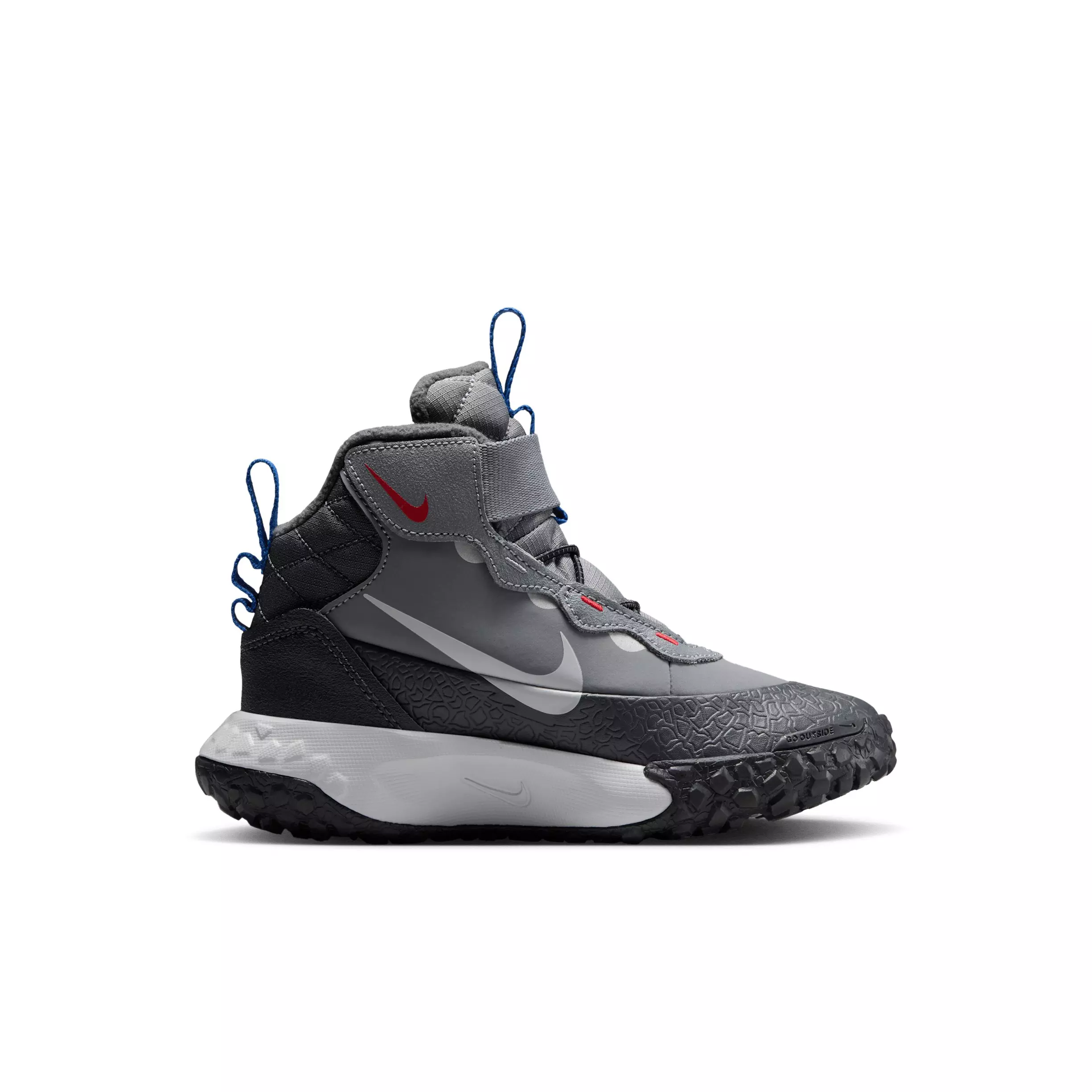 Nike Terrascout "Cool Grey/Anthracite/University Red/Pure Platinum" Preschool Boys' Boot - GREY/ANTHRACITE/RED/PLATINUM
