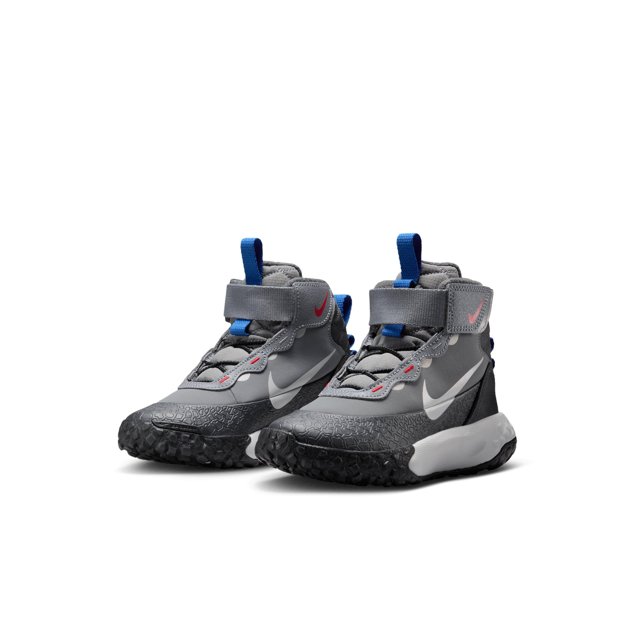 Nike Terrascout "Cool Grey/Anthracite/University Red/Pure Platinum" Preschool Boys' Boot - GREY/ANTHRACITE/RED/PLATINUM