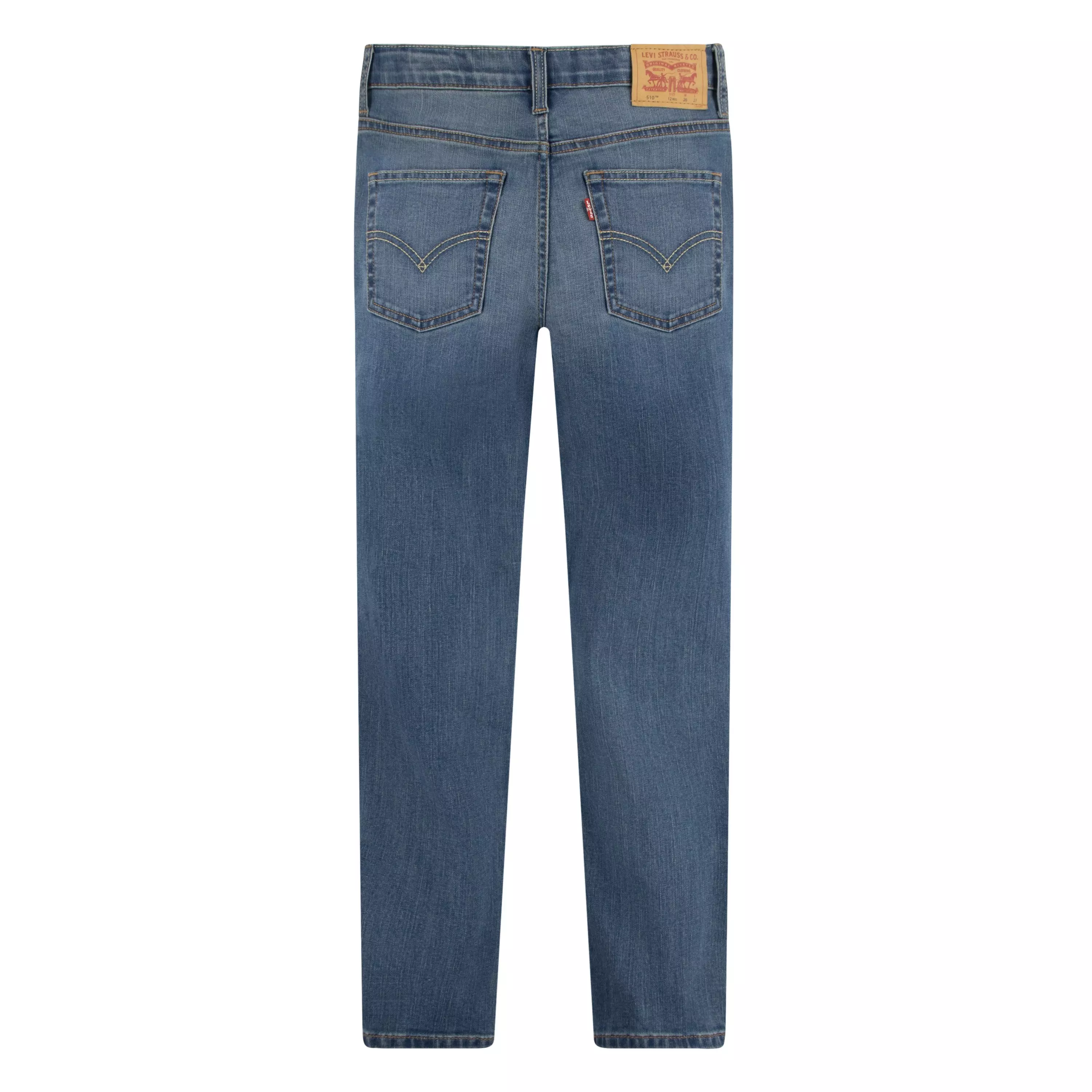 Levi's 510 Eco Performance Skinny Fit Lt Wash Big Boys' Calabasas Blue Denim Jeans - CALABASAS BLUE