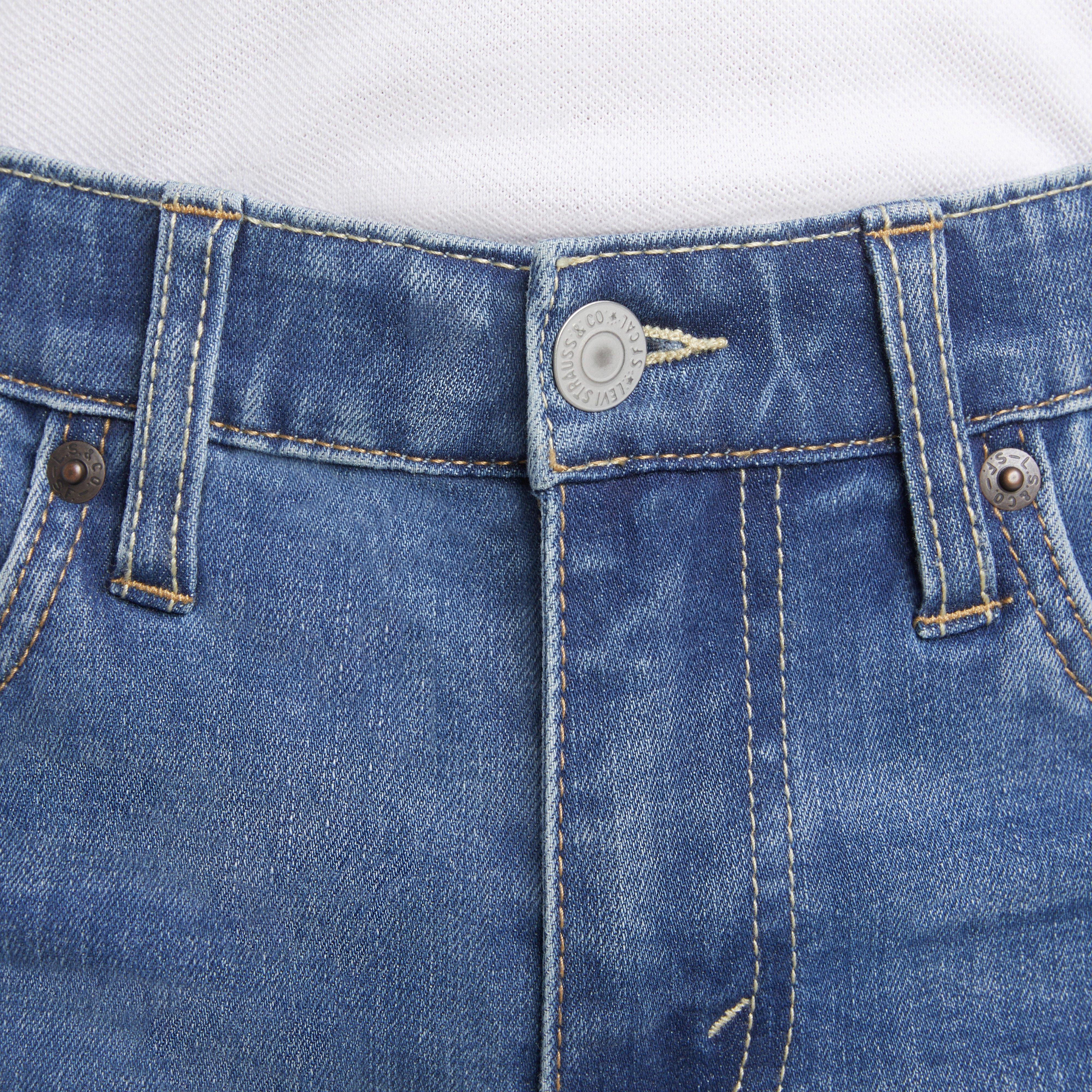 Levi's 510 Eco Performance Skinny Fit Lt Wash Big Boys' Calabasas Blue Denim Jeans - CALABASAS BLUE Thumbnail View 4