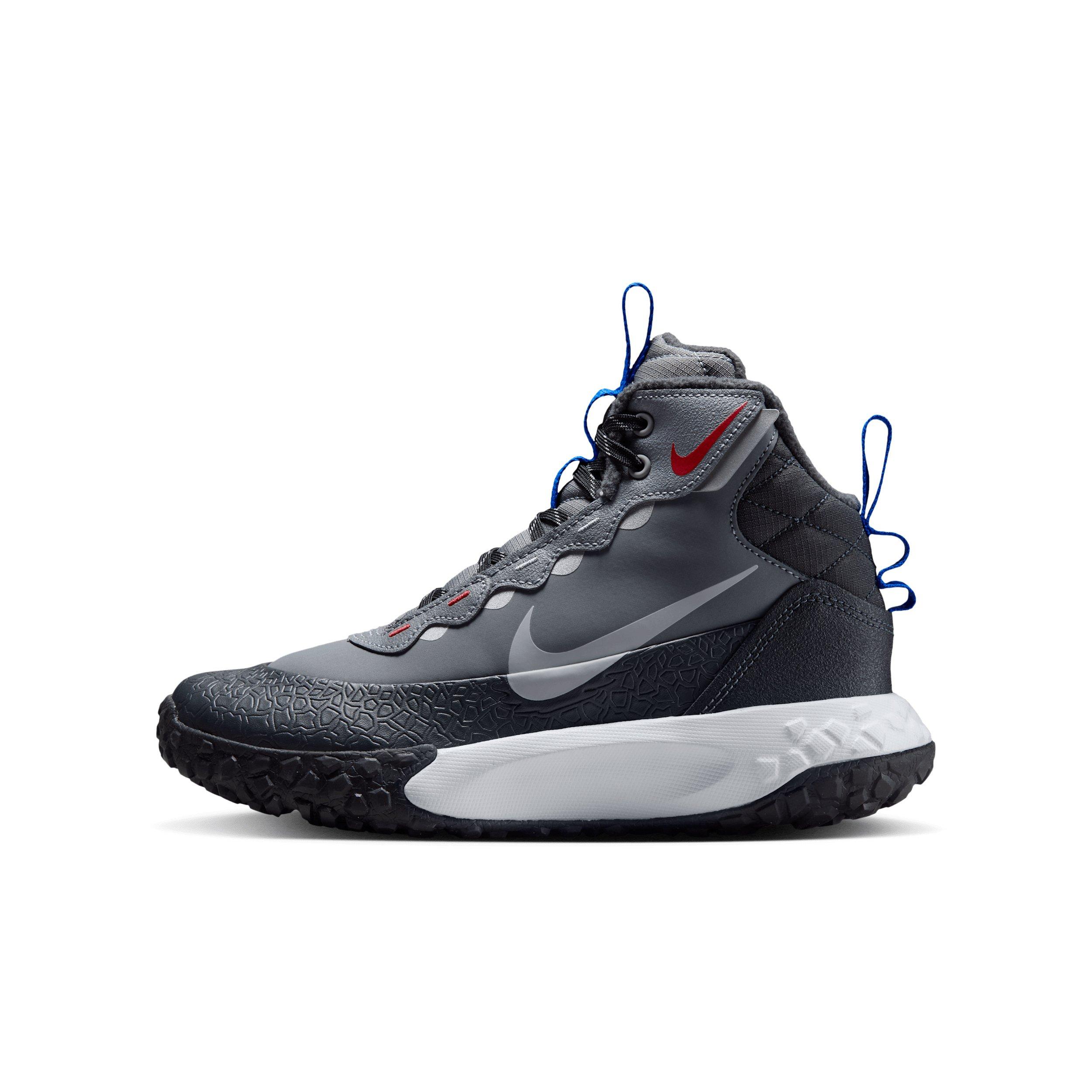 Nike Terrascout "Cool Grey/Anthracite/University Red/Pure Platinum" Grade School Boys' Boot - GREY/ANTHRACITE/RED/PLATINUM
