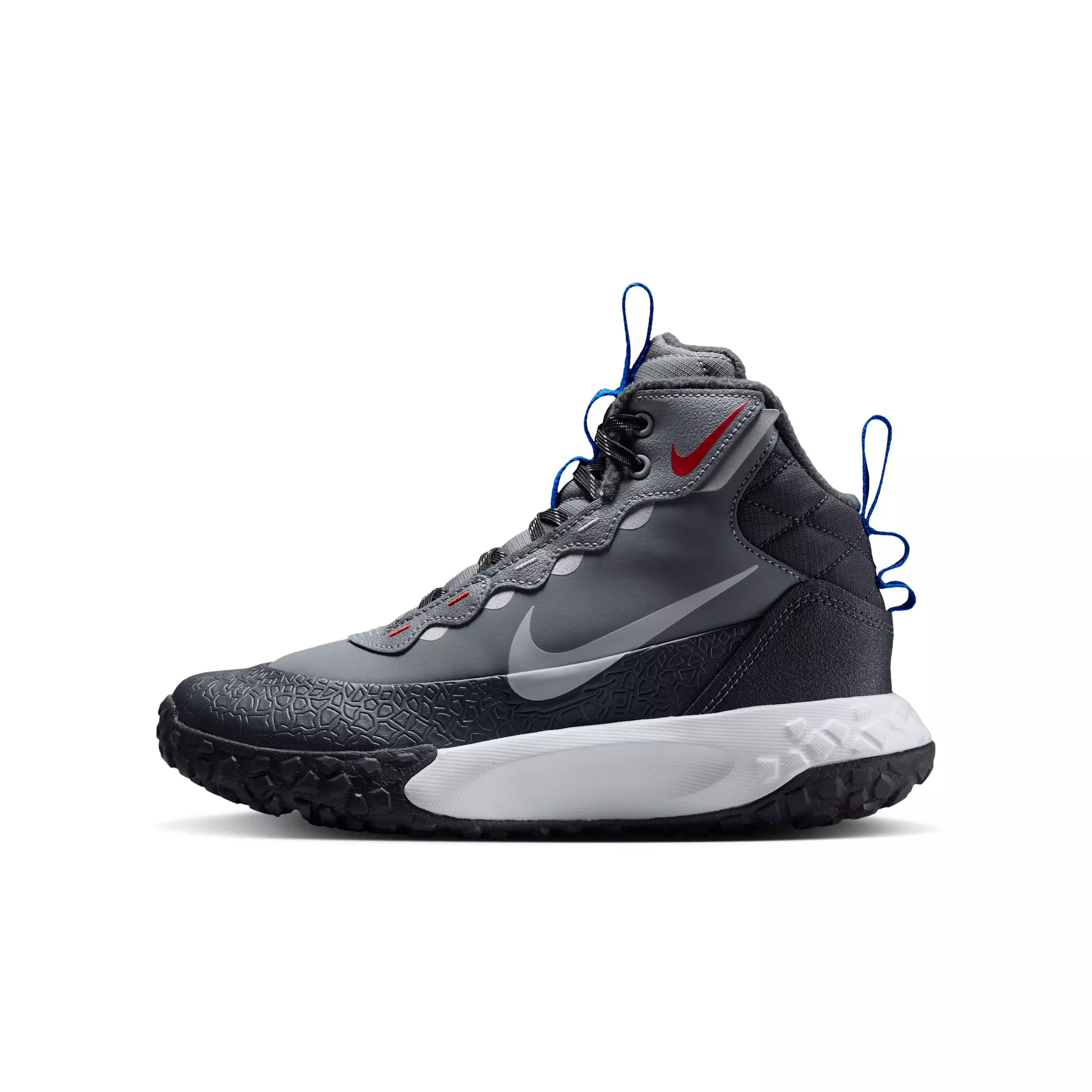 Nike Terrascout "Cool Grey/Anthracite/University Red/Pure Platinum" Grade School Boys' Boot - GREY/ANTHRACITE/RED/PLATINUM