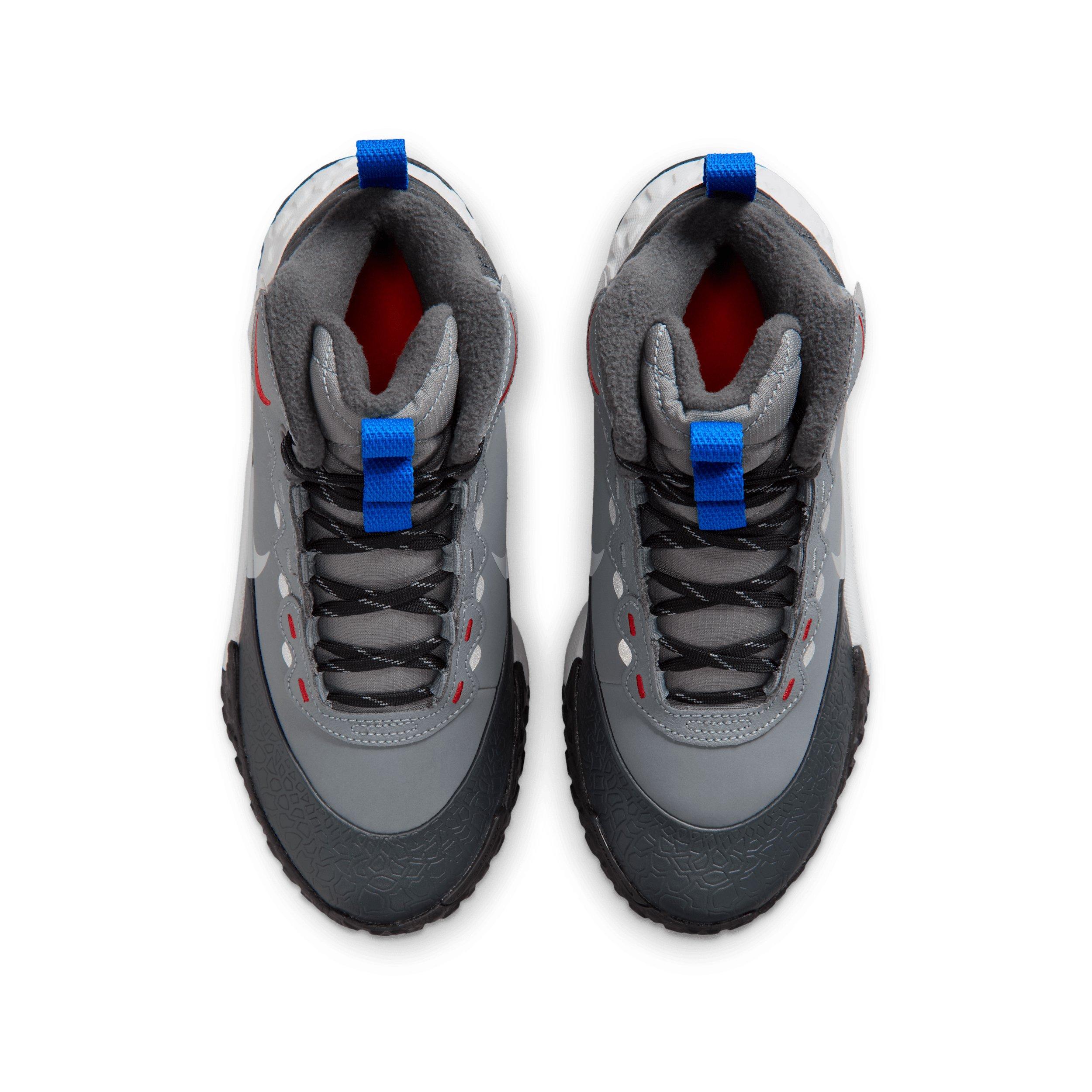 Nike Terrascout "Cool Grey/Anthracite/University Red/Pure Platinum" Grade School Boys' Boot - GREY/ANTHRACITE/RED/PLATINUM