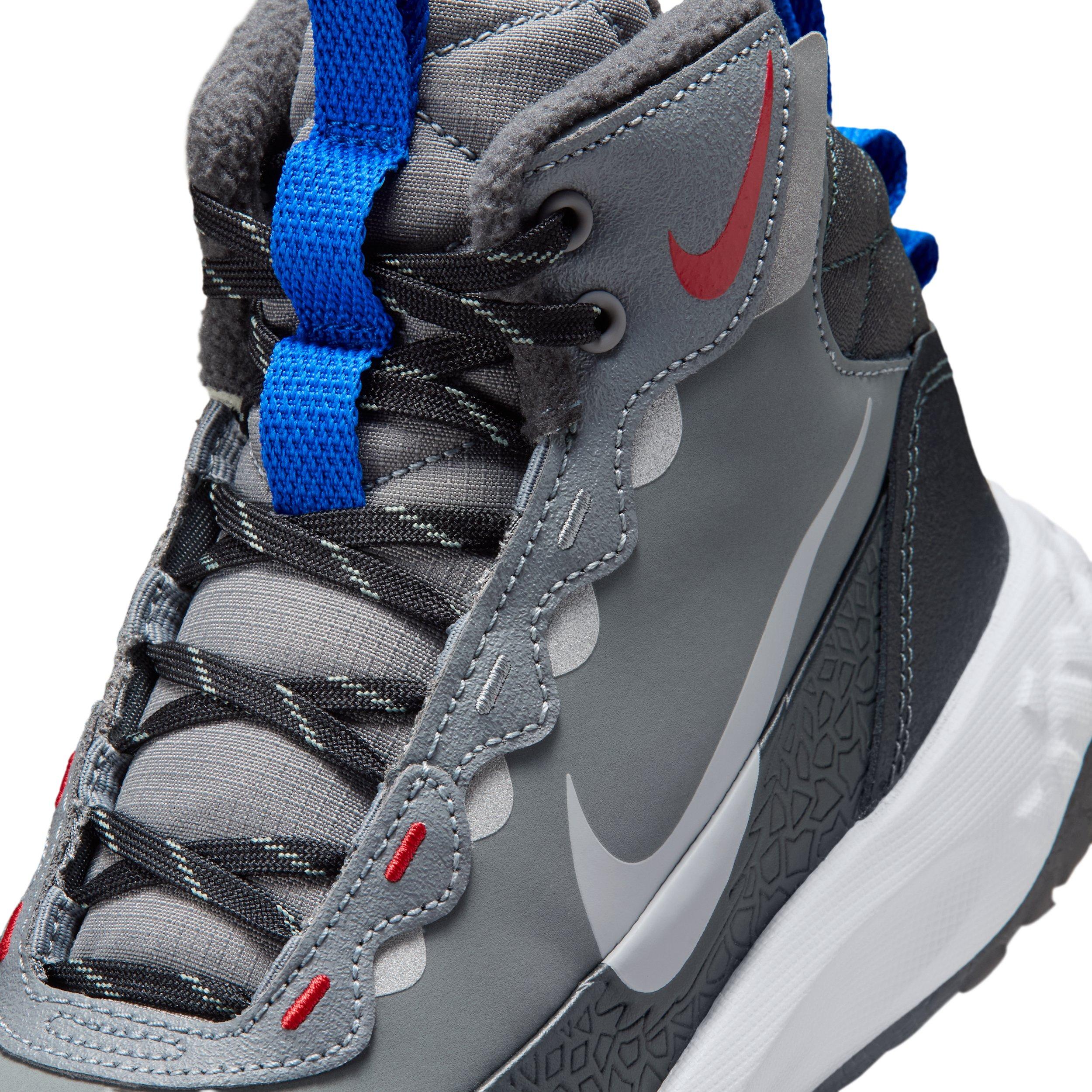 Nike Terrascout "Cool Grey/Anthracite/University Red/Pure Platinum" Grade School Boys' Boot - GREY/ANTHRACITE/RED/PLATINUM