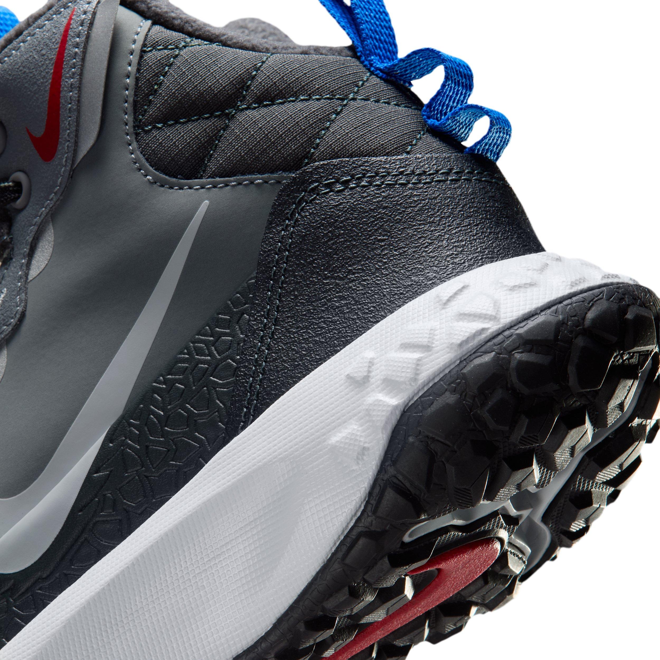 Nike Terrascout "Cool Grey/Anthracite/University Red/Pure Platinum" Grade School Boys' Boot - GREY/ANTHRACITE/RED/PLATINUM