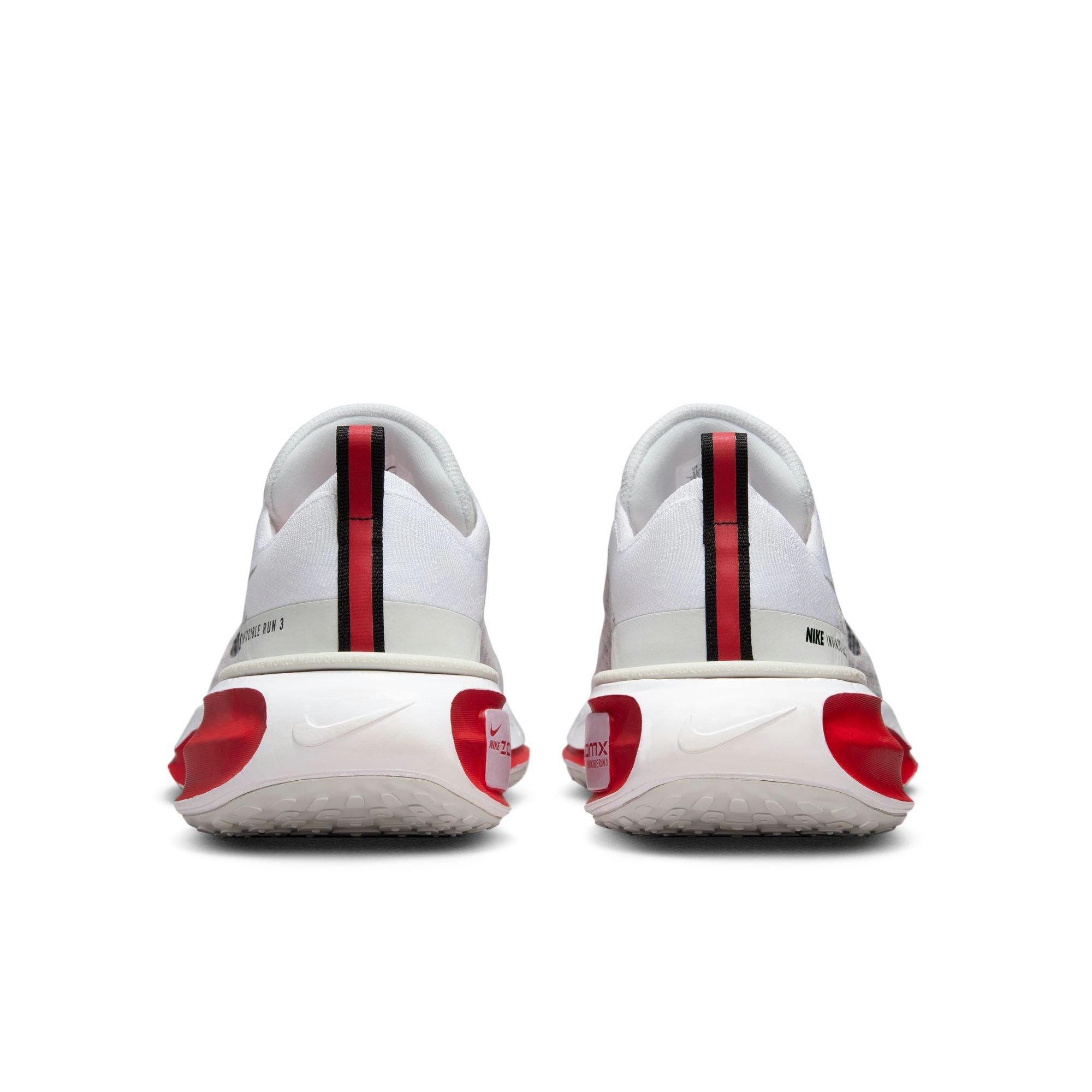 Nike Invincible 3 "White/Fire Red/Cement Grey/Black" Men's Wide Running Shoe - WHITE/RED/GREY/BLACK Thumbnail View 5