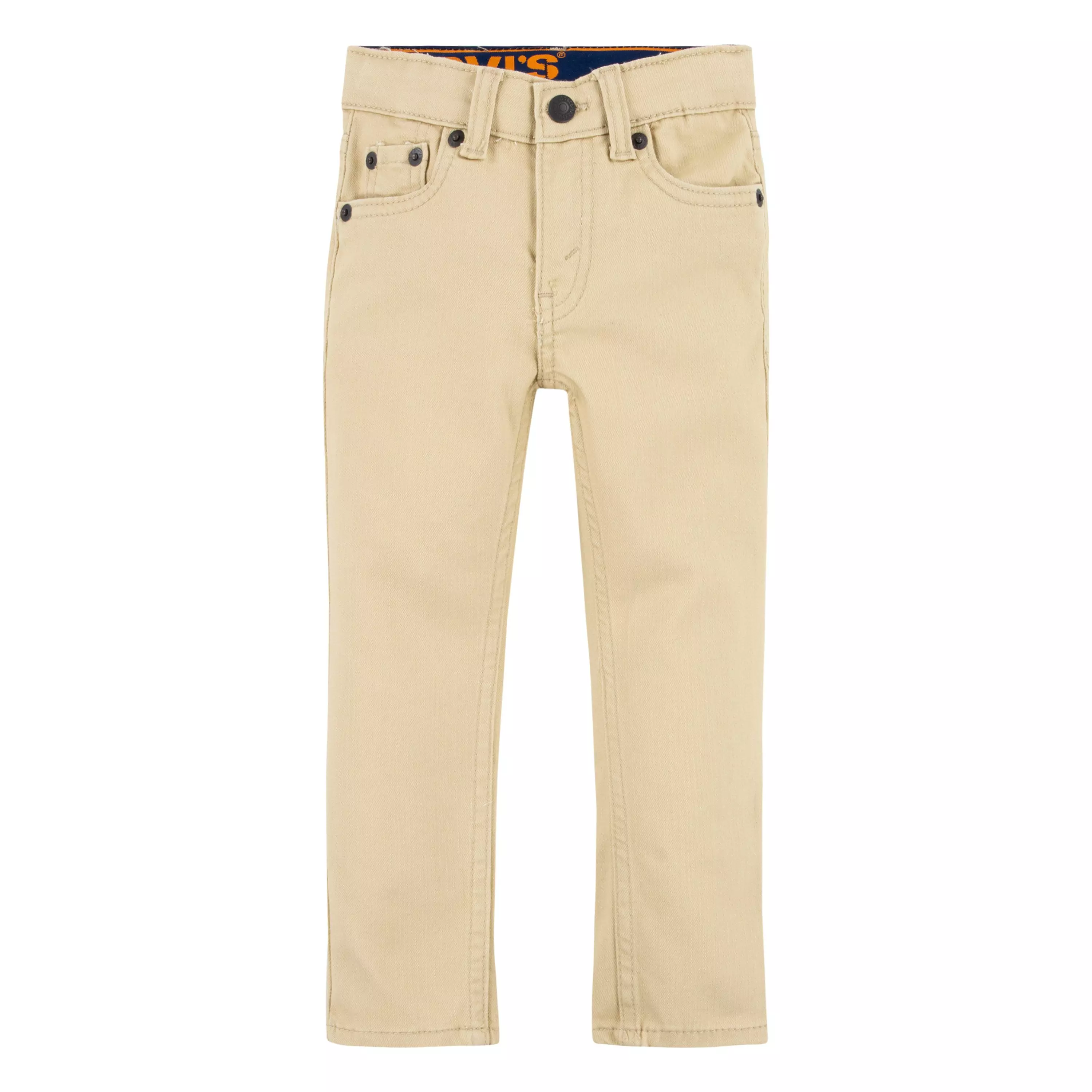 Levi's Toddler Boys' 510 Eco Performance Skinny Fit Lt Wash Pale Khaki Denim Jeans - PALE KHAKI
