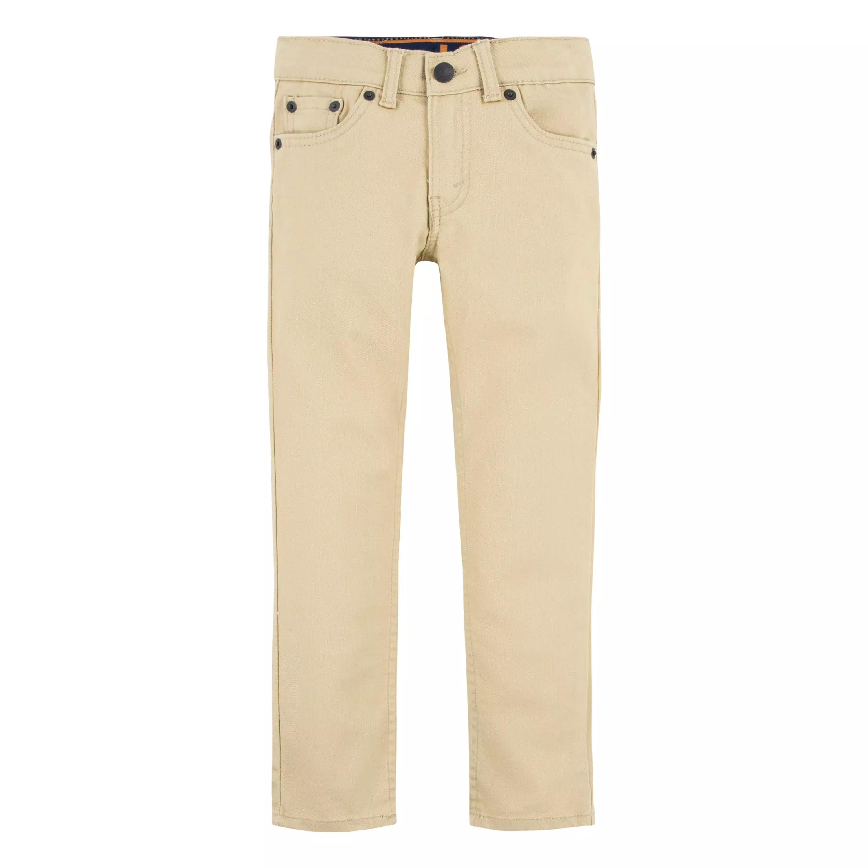 Levi's 510 Eco Performance Skinny Fit Lt Wash Little Boys' Pale Khaki Denim Jeans - PALE KHAKI