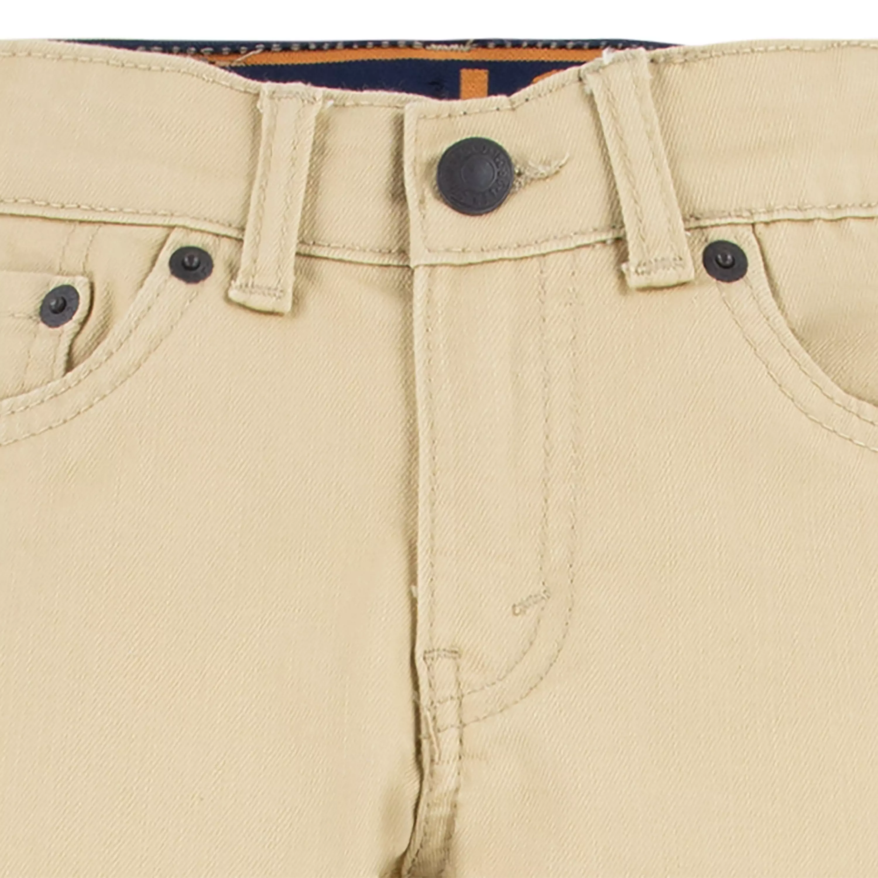 Levi's 510 Eco Performance Skinny Fit Lt Wash Little Boys' Pale Khaki Denim Jeans - PALE KHAKI