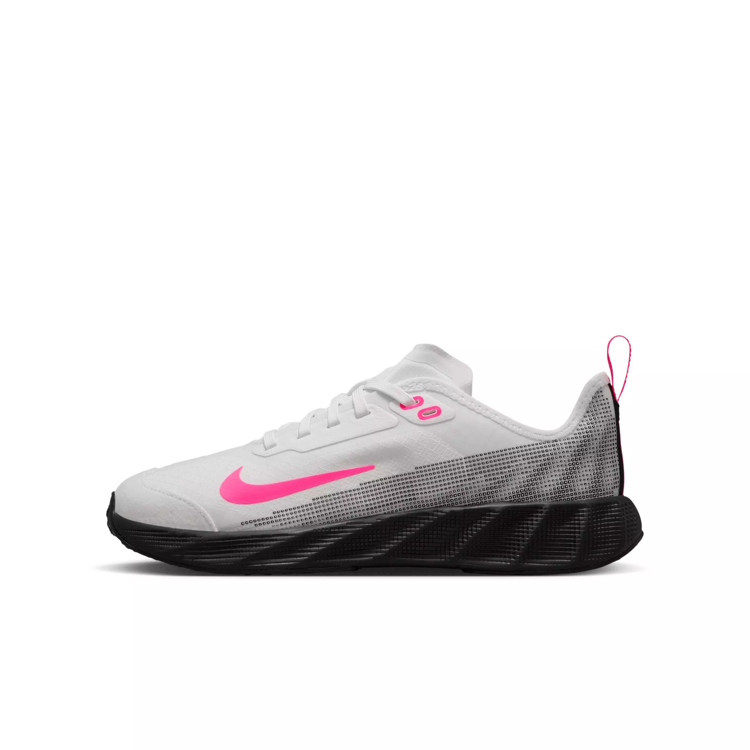 Nike Ava X "Summit White/Hyper Pink/Summit White/Black" Grade School Girls' Shoe - WHITE/PINK/WHITE/BLACK