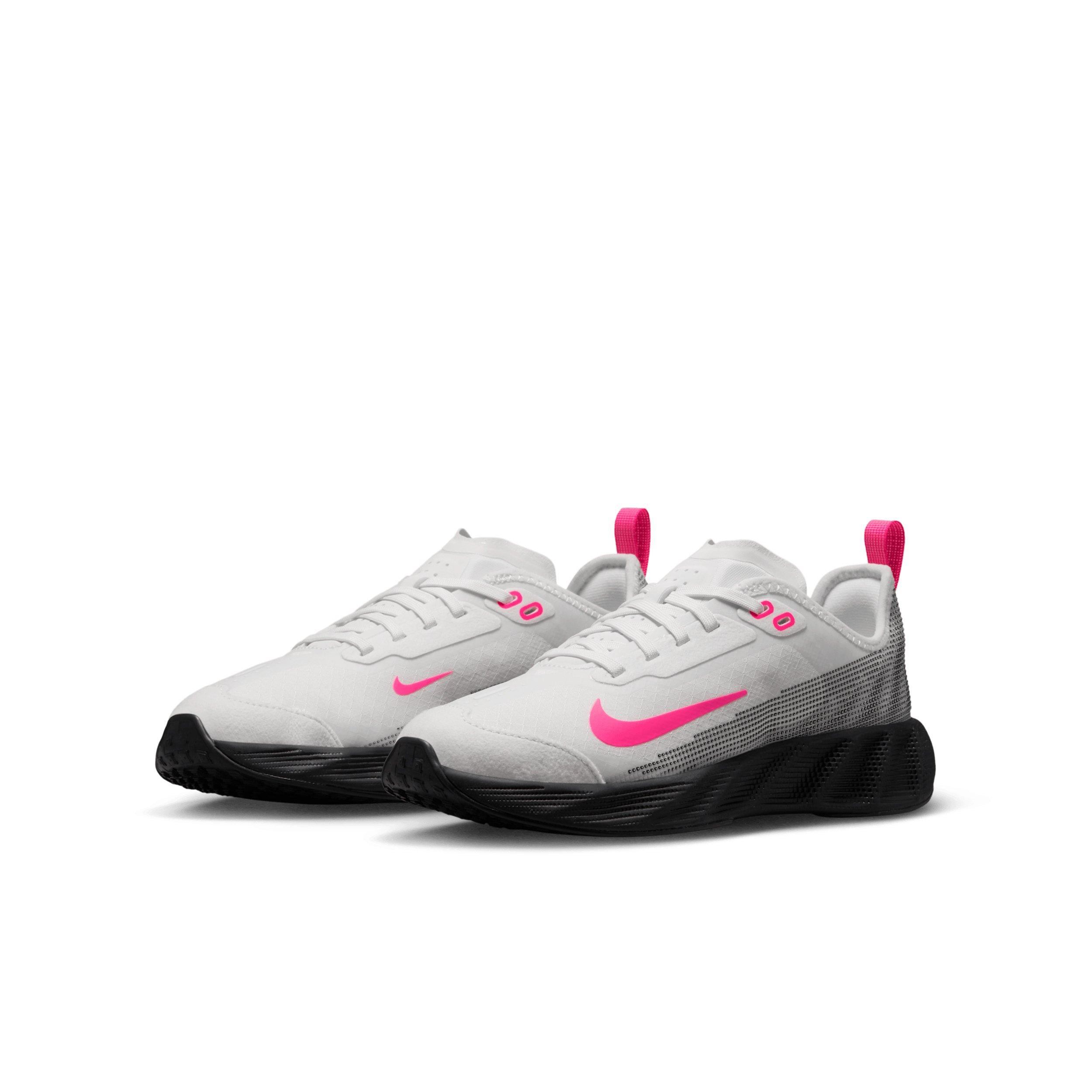 Nike Ava X "Summit White/Hyper Pink/Summit White/Black" Grade School Girls' Shoe - WHITE/PINK/WHITE/BLACK