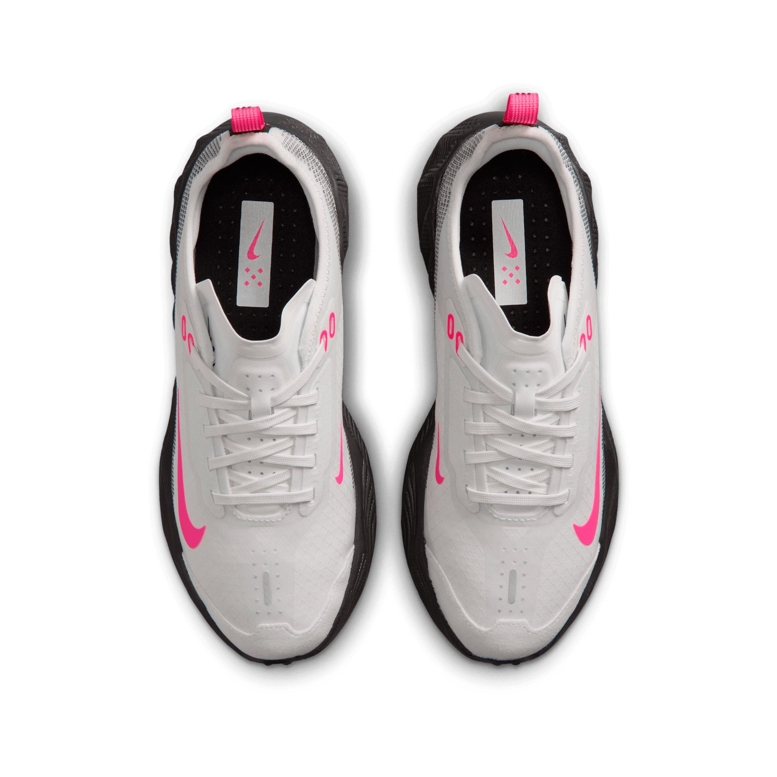 Nike Ava X "Summit White/Hyper Pink/Summit White/Black" Grade School Girls' Shoe - WHITE/PINK/WHITE/BLACK