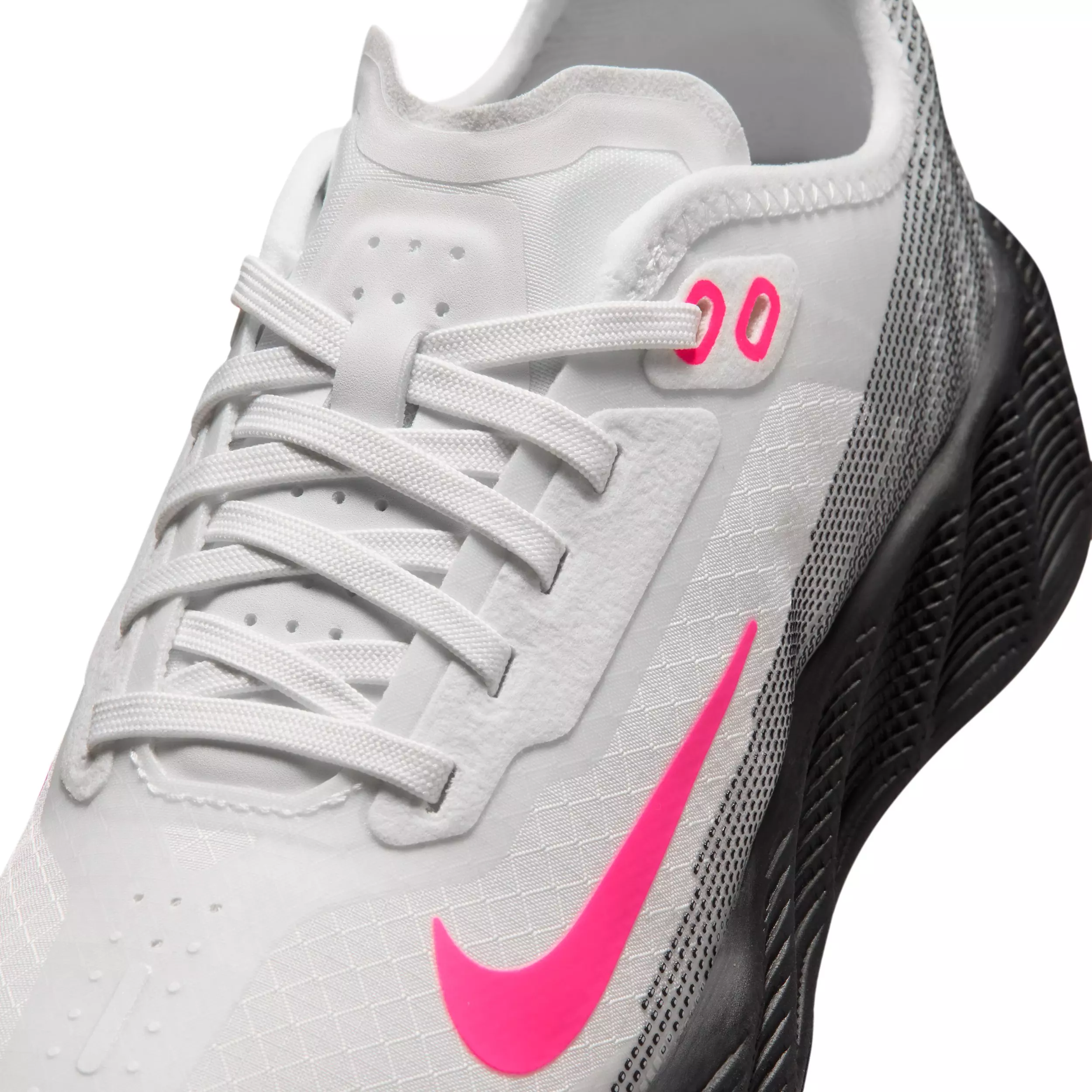 Nike Ava X "Summit White/Hyper Pink/Summit White/Black" Grade School Girls' Shoe - WHITE/PINK/WHITE/BLACK