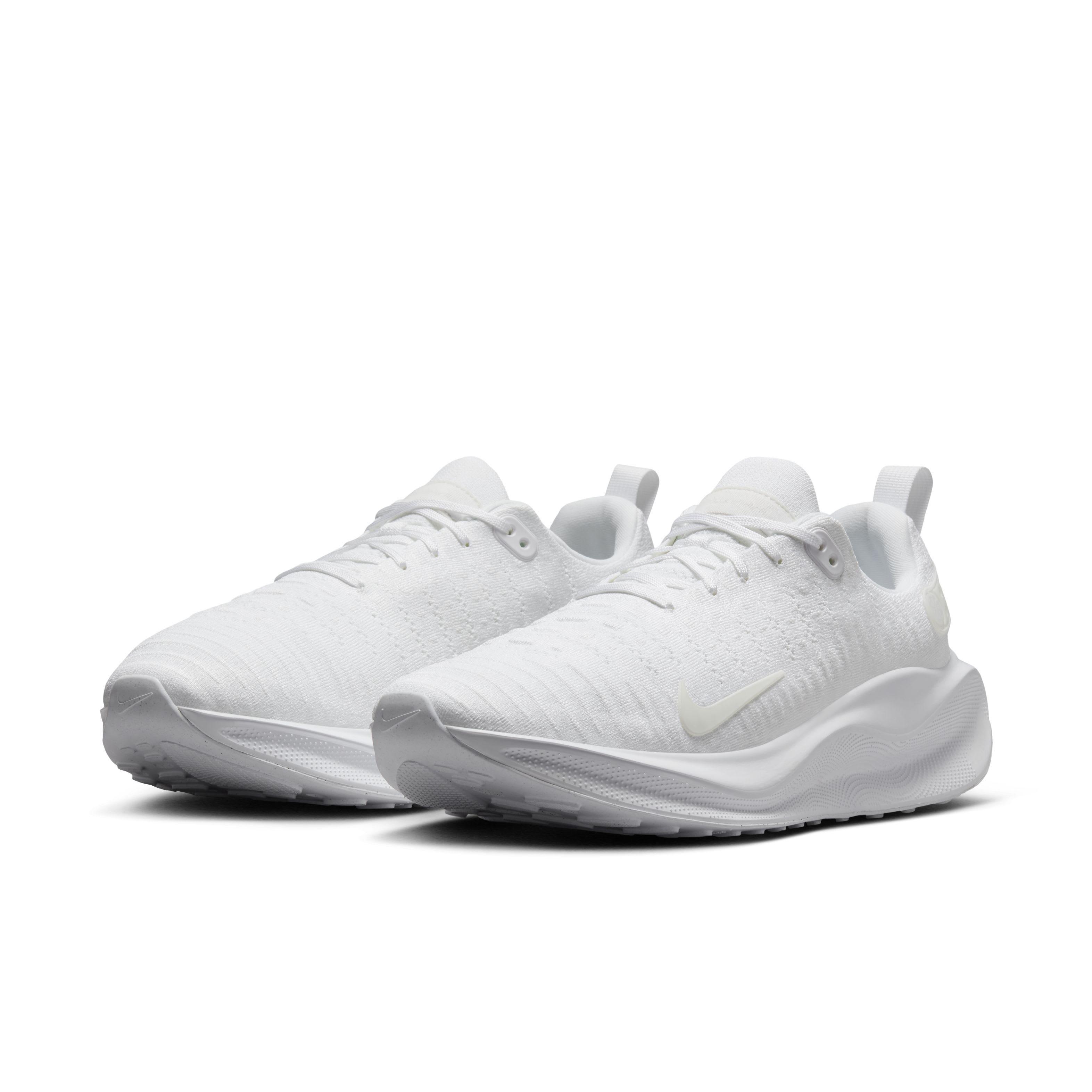 Nike InfinityRN 4 "White/White" Men's Wide Running Shoe - WHITE/WHITE Thumbnail View 3