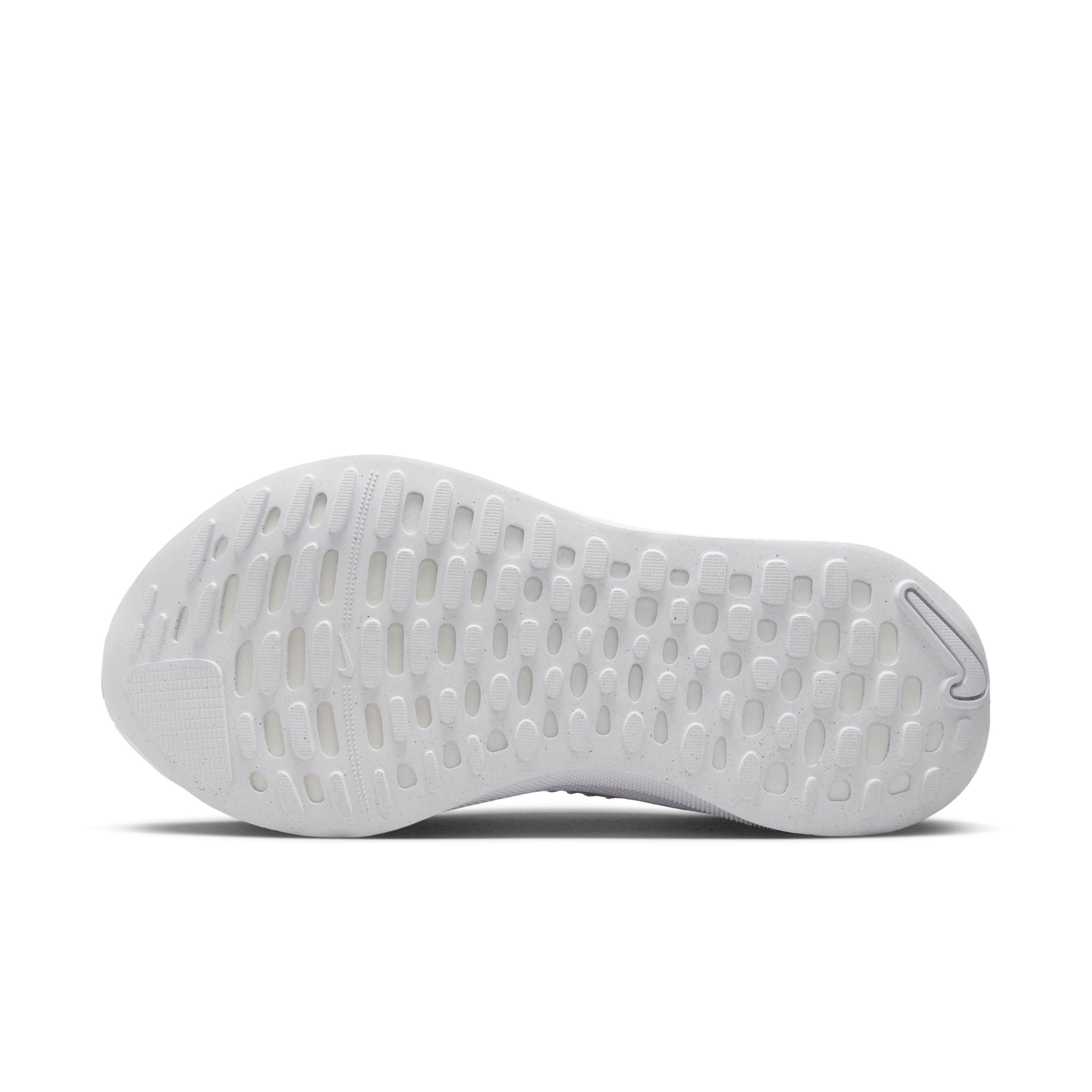 Nike InfinityRN 4 "White/White" Men's Wide Running Shoe - WHITE/WHITE Thumbnail View 6