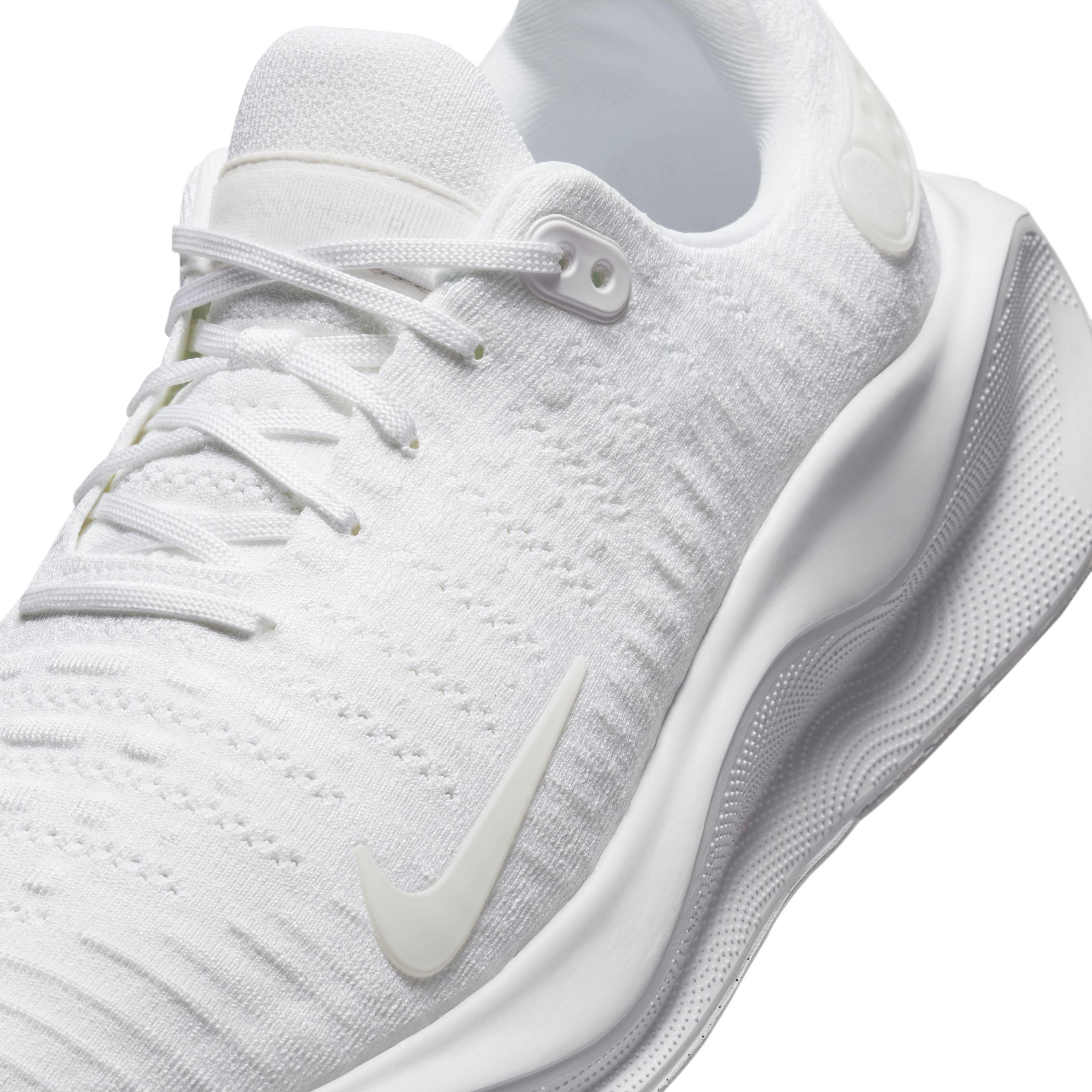 Nike InfinityRN 4 "White/White" Men's Wide Running Shoe - WHITE/WHITE Thumbnail View 7