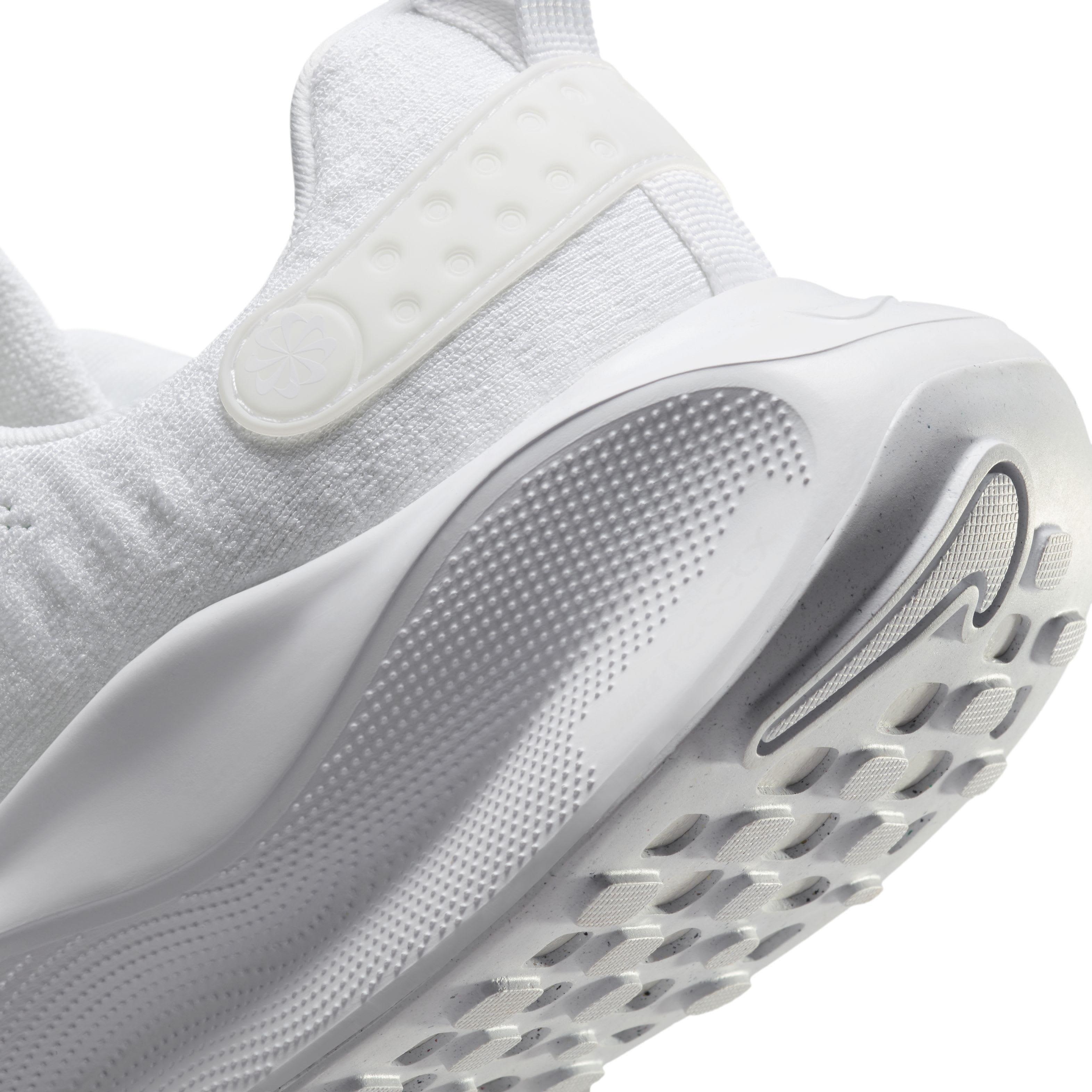 Nike InfinityRN 4 "White/White" Men's Wide Running Shoe - WHITE/WHITE Thumbnail View 8