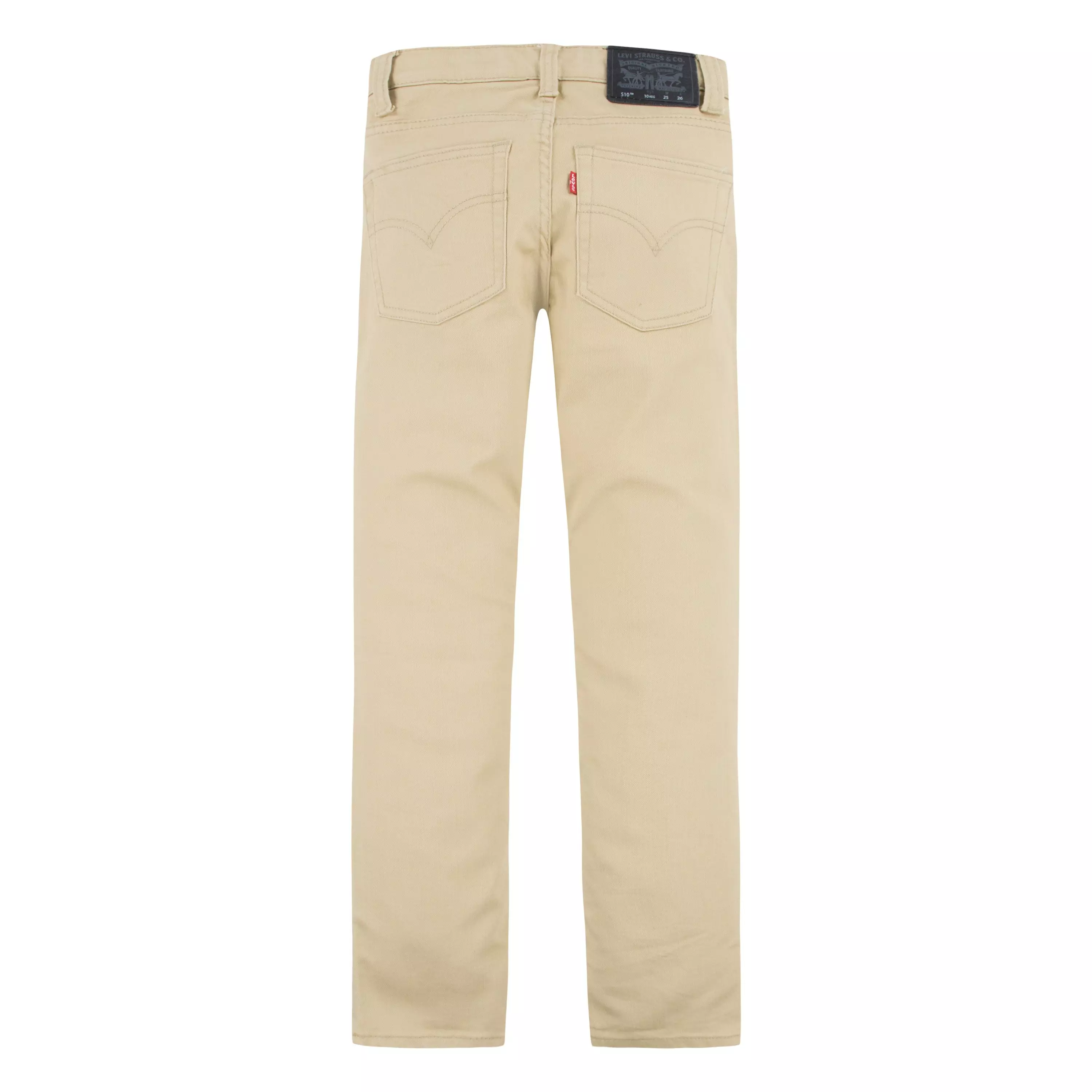 Levi's 510 Eco Performance Skinny Fit Lt Wash Big Boys' Pale Khaki Denim Jeans - PALE KHAKI