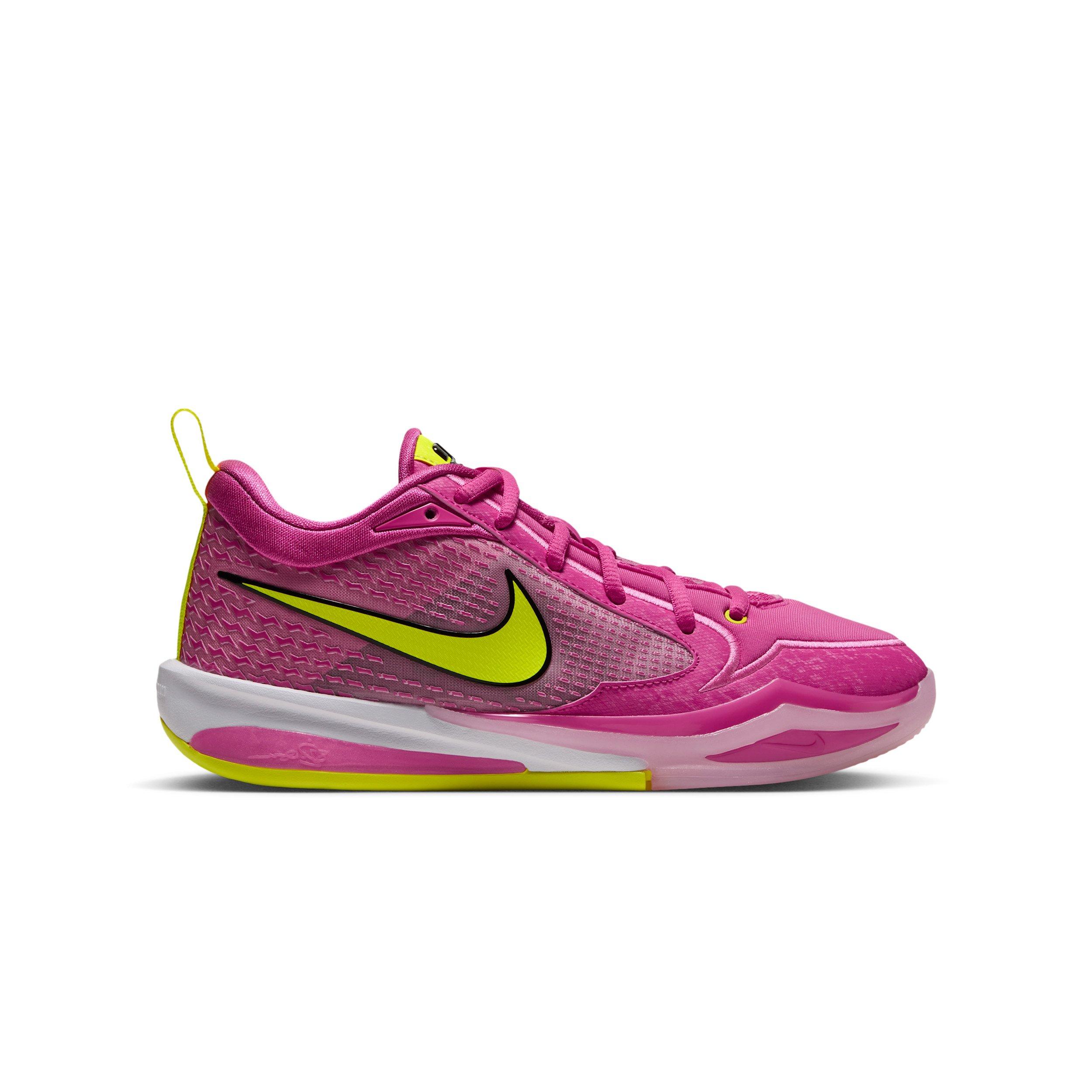 Nike Sabrina 4 "Limelight Glow" Grade School Kids' Basketball Shoe - PINK