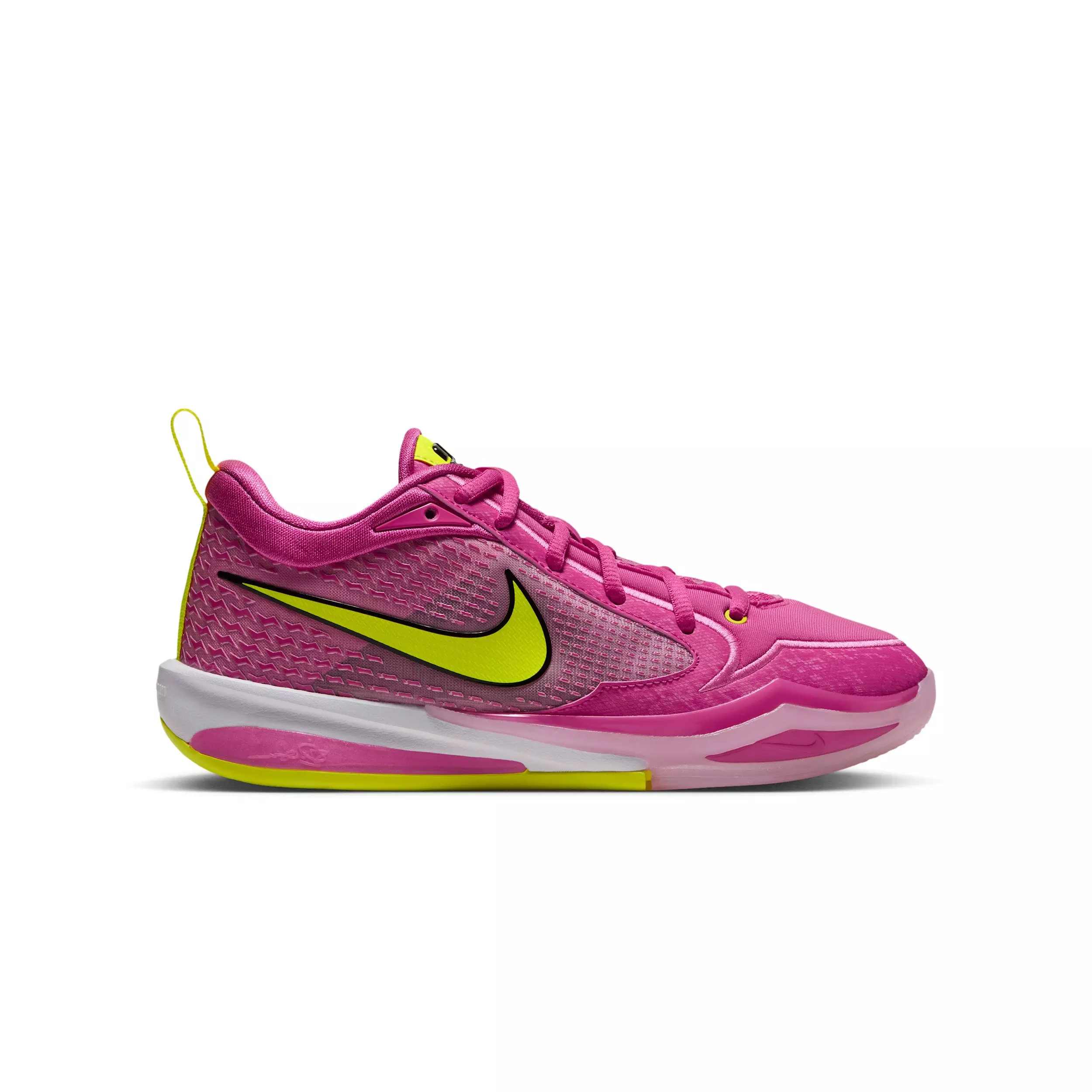 Nike Sabrina 4 "Limelight Glow" Grade School Kids' Basketball Shoe - PINK