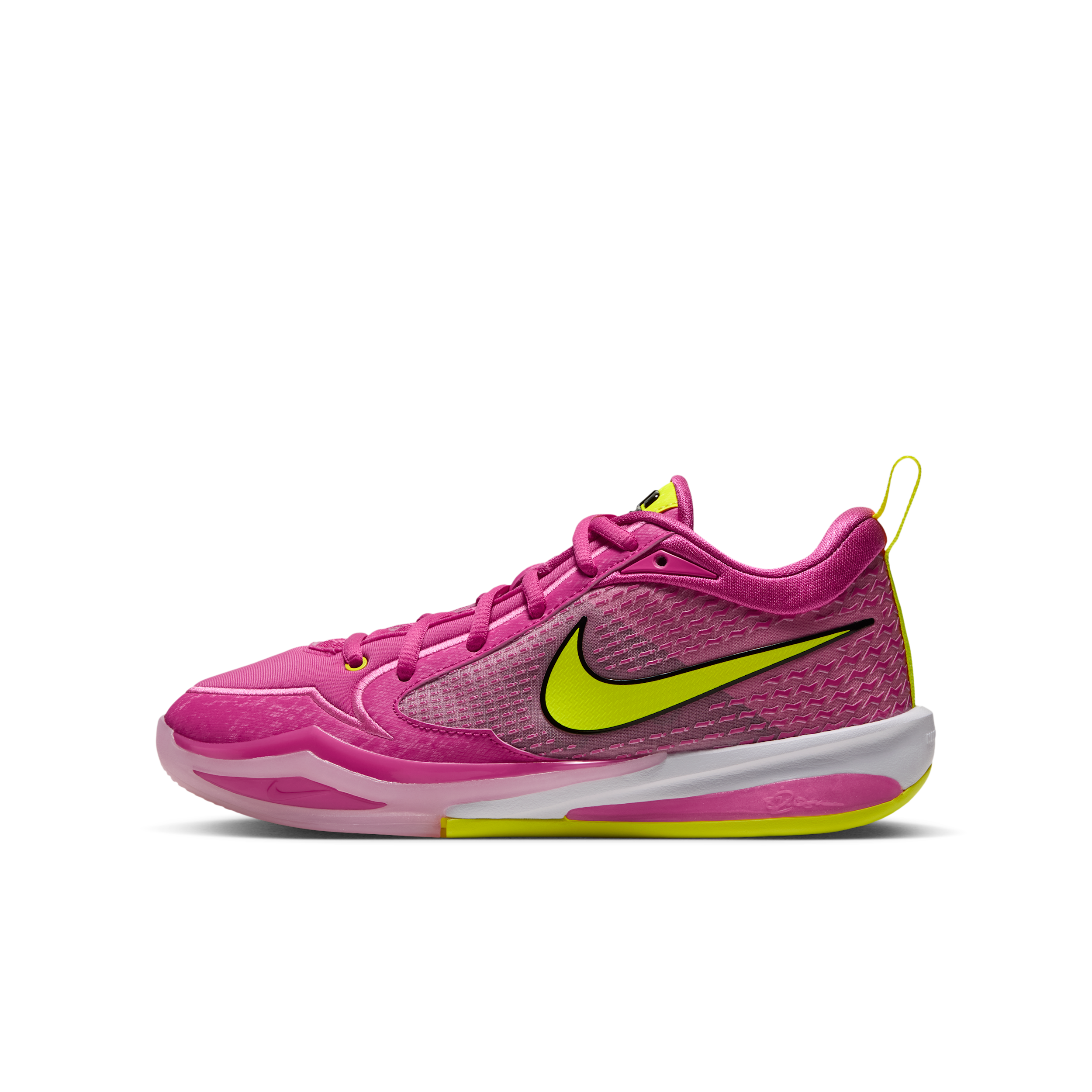 Nike Sabrina 4 "Limelight Glow" Grade School Kids' Basketball Shoe - PINK