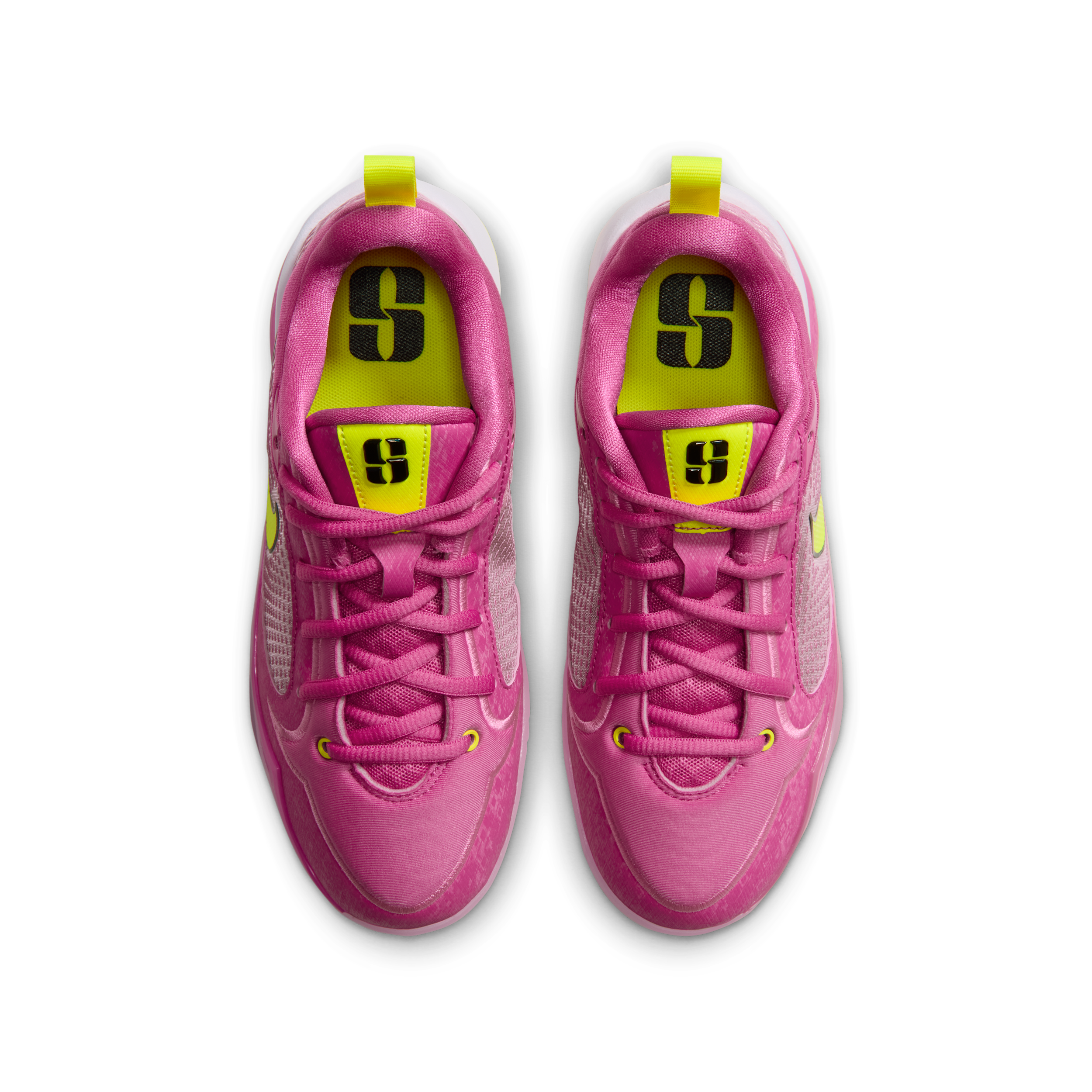 Nike Sabrina 4 "Limelight Glow" Grade School Kids' Basketball Shoe - PINK