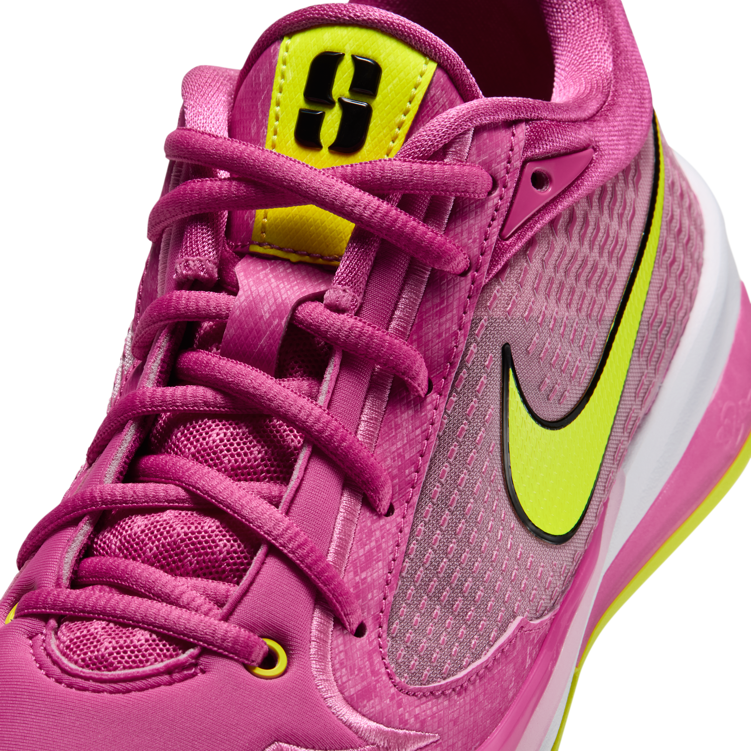 Nike Sabrina 4 "Limelight Glow" Grade School Kids' Basketball Shoe - PINK