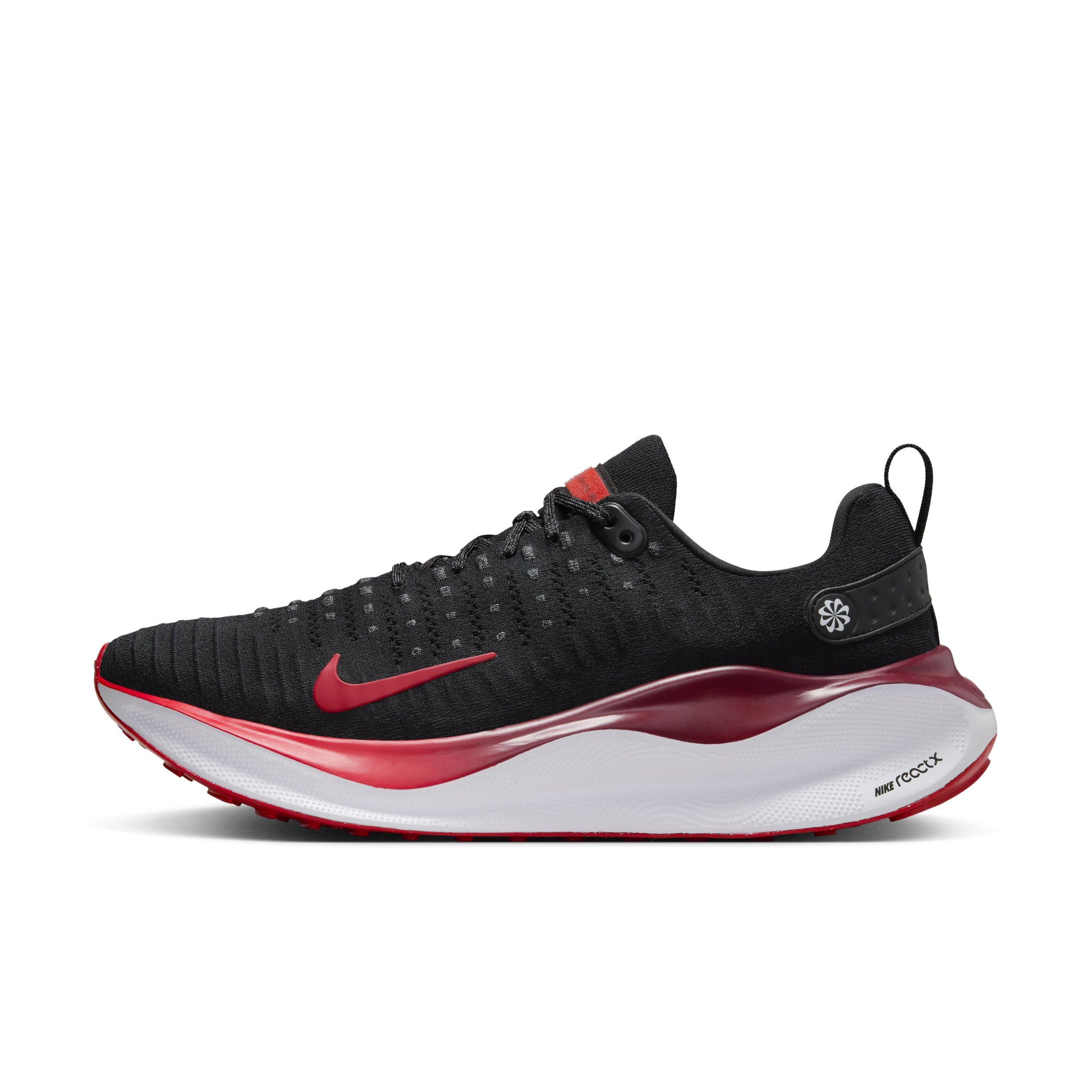 Nike InfinityRN 4 "Black/Team Red/White/Fire Red" Men's Wide Running Shoe - BLACK/RED/WHITE/RED Thumbnail View 2