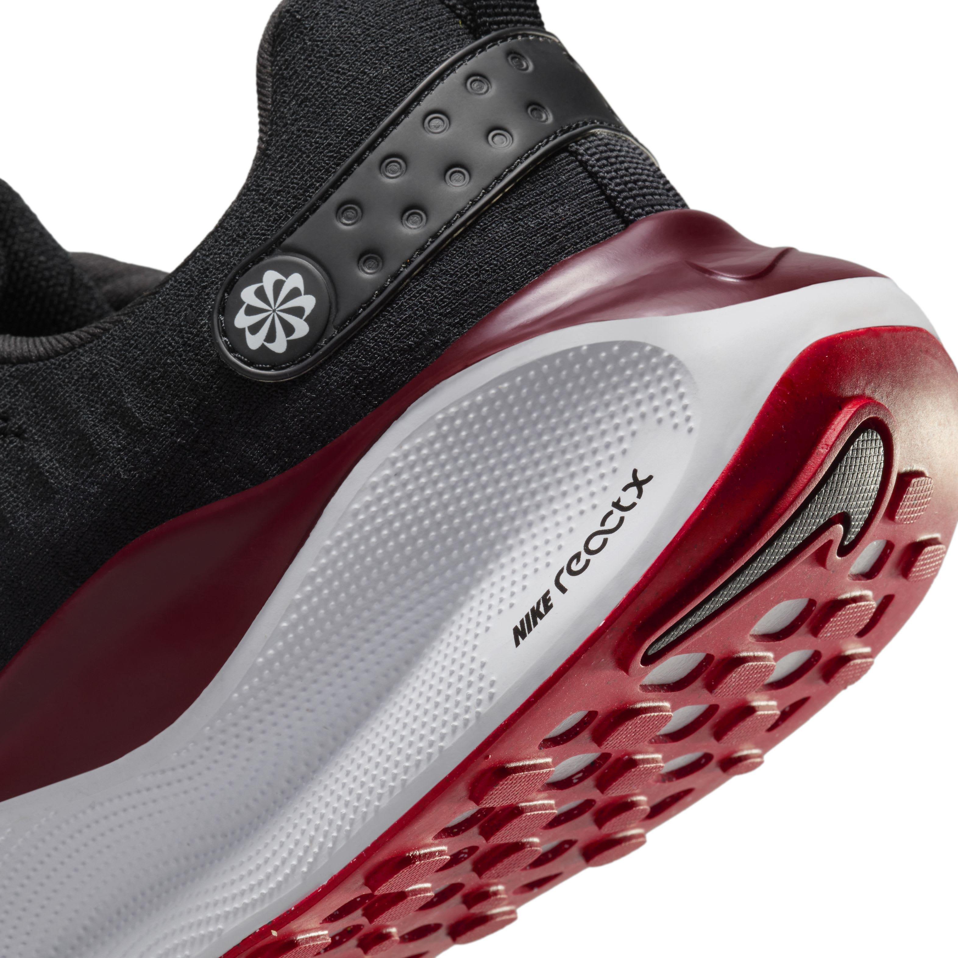 Nike InfinityRN 4 "Black/Team Red/White/Fire Red" Men's Wide Running Shoe - BLACK/RED/WHITE/RED Thumbnail View 8