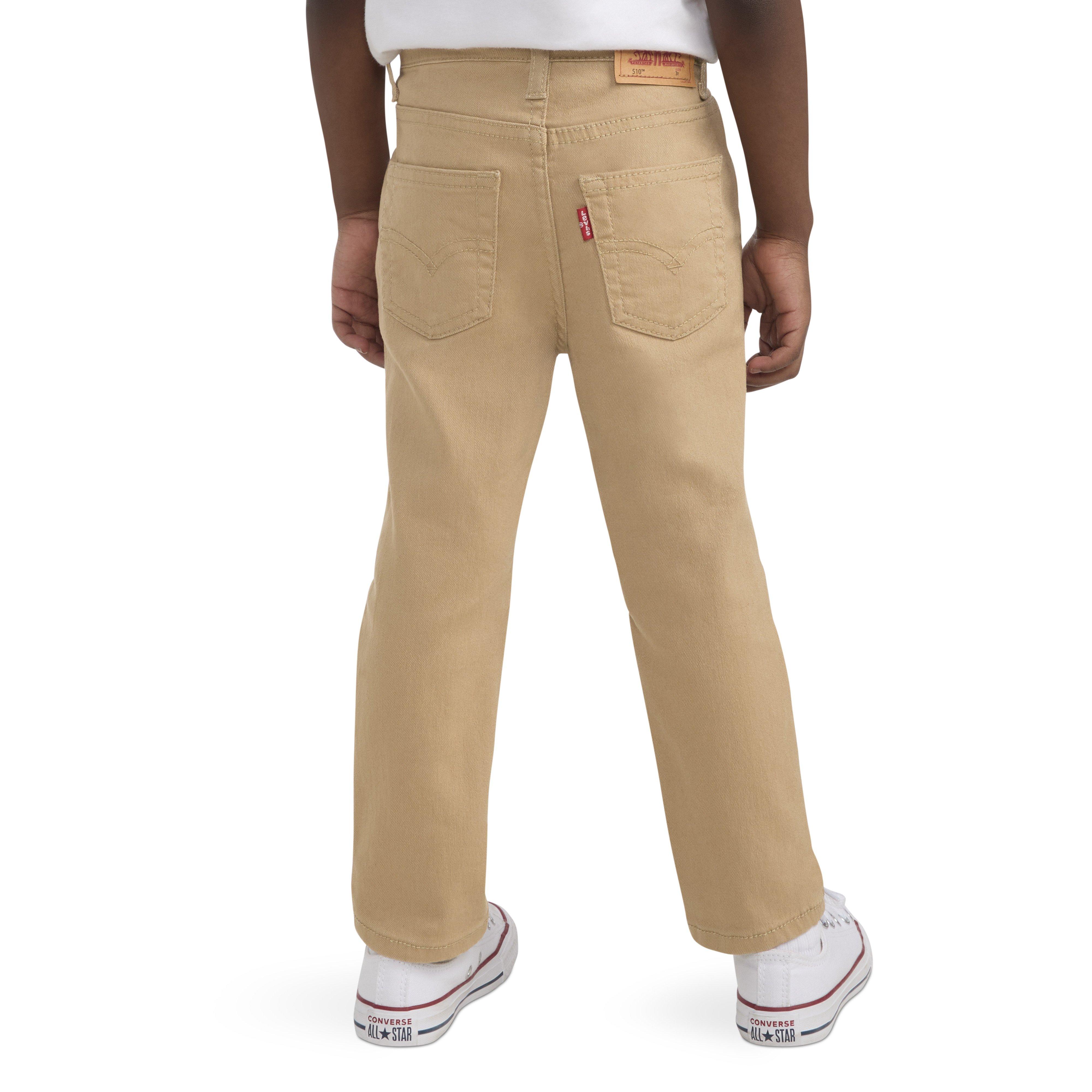 Levi's 510 Eco Performance Skinny Fit Lt Wash Toddler Boys' Khaki Denim Jeans