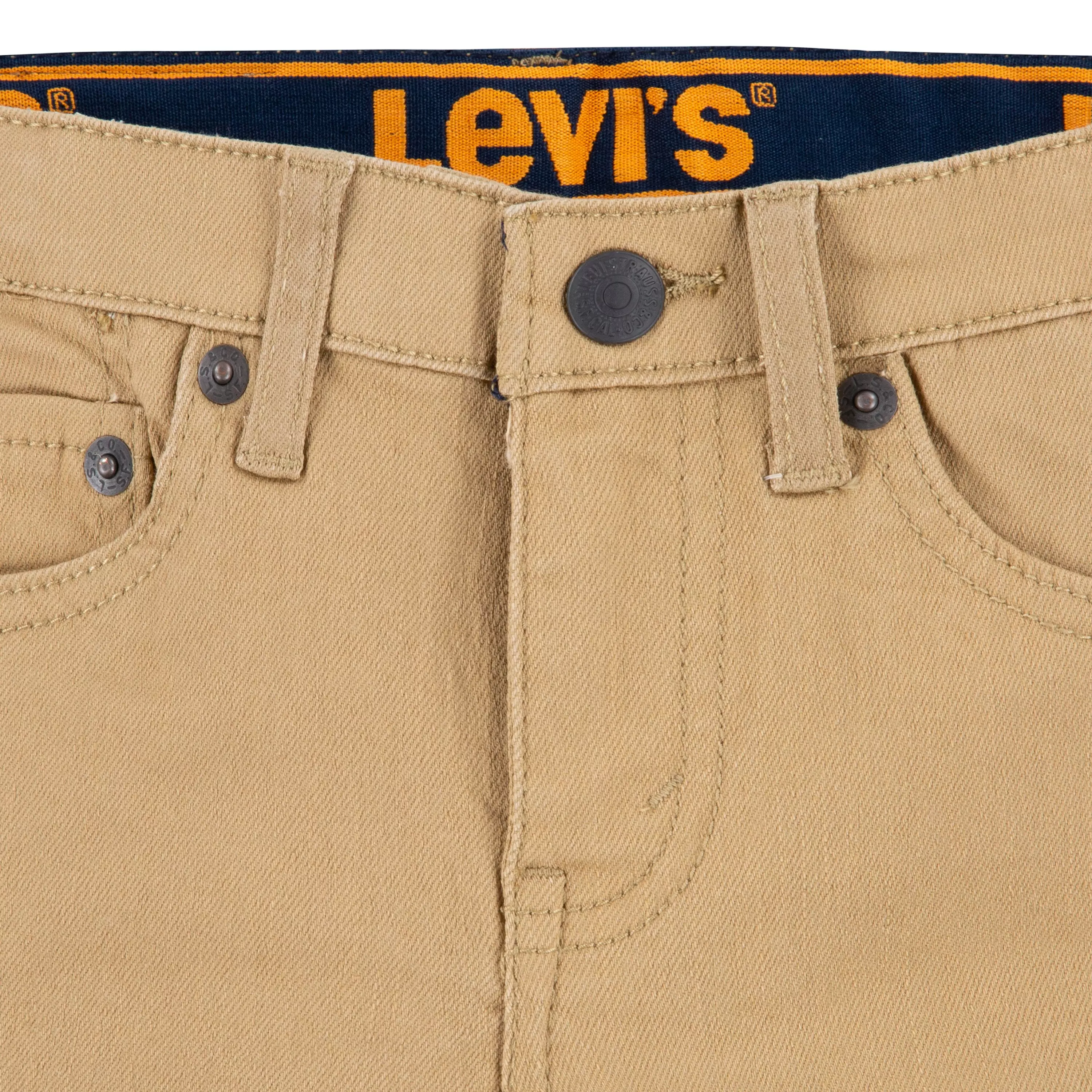 Levi's Toddler Boys' 510 Eco Performance Skinny Fit Lt Wash Khaki Denim Jeans - KHAKI