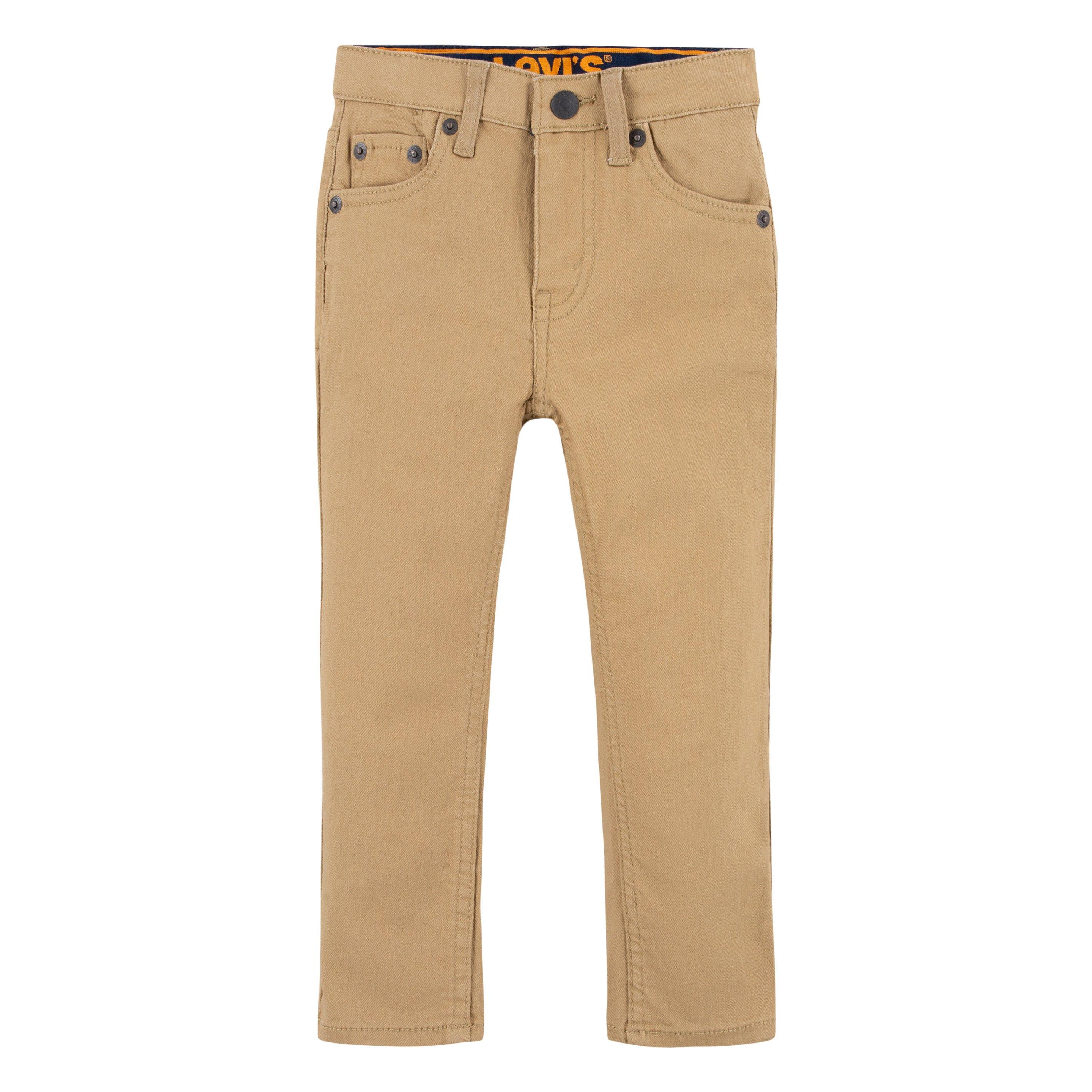 Levi's 510 Eco Performance Skinny Fit Lt Wash Toddler Boys' Khaki Denim Jeans - KHAKI Thumbnail View 7