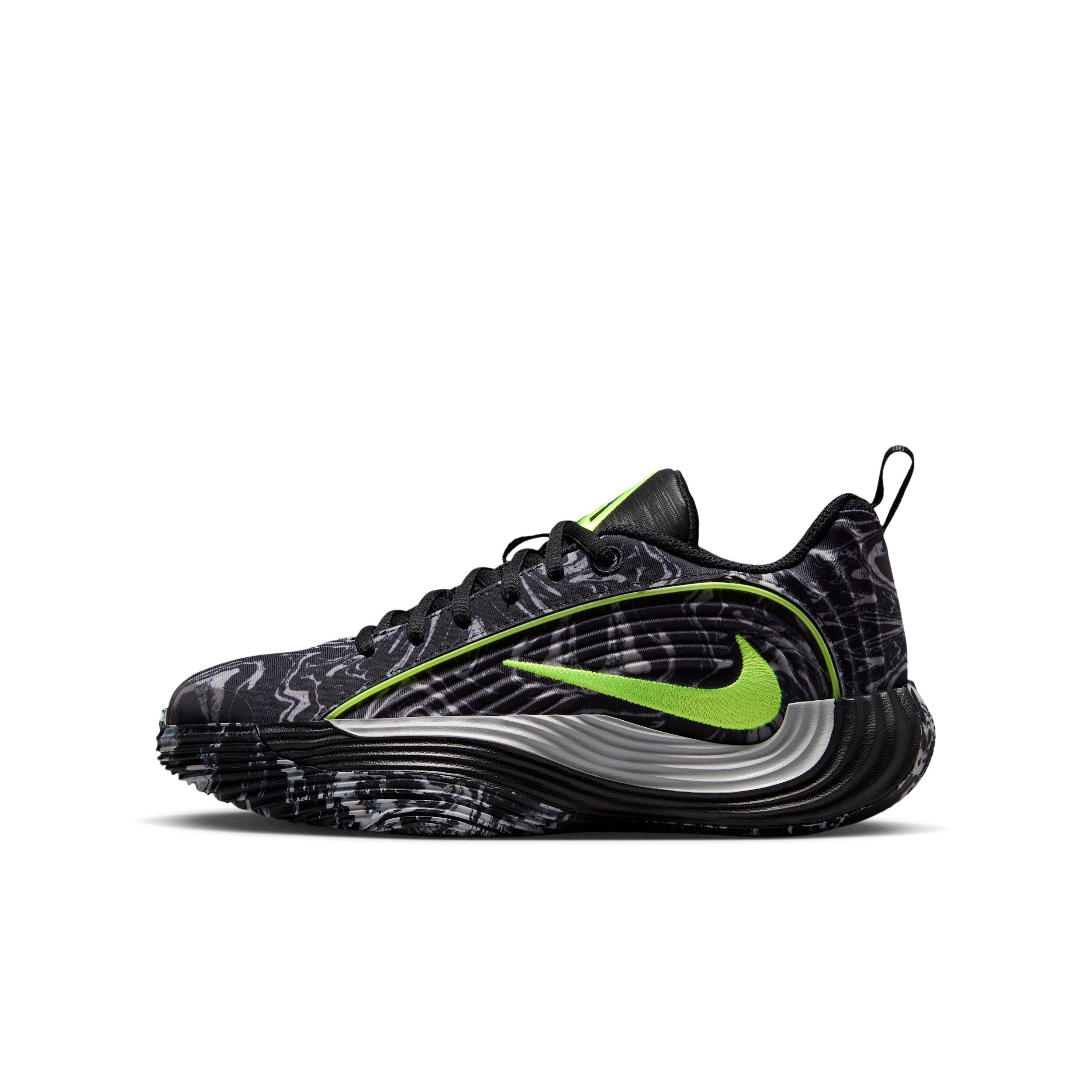 Nike Giannis Immortality 5 "Black/Light Smoke Grey/Volt" Grade School Boys' Basketball Shoe - BLACK/LT GREY/VOLT