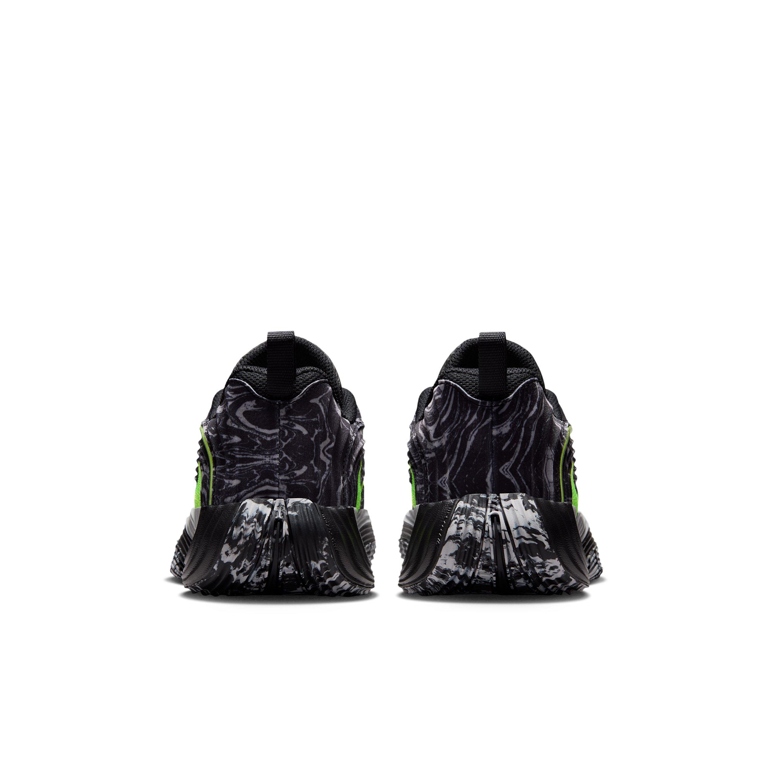 Nike Giannis Immortality 5 "Black/Light Smoke Grey/Volt" Grade School Boys' Basketball Shoe - BLACK/LT GREY/VOLT