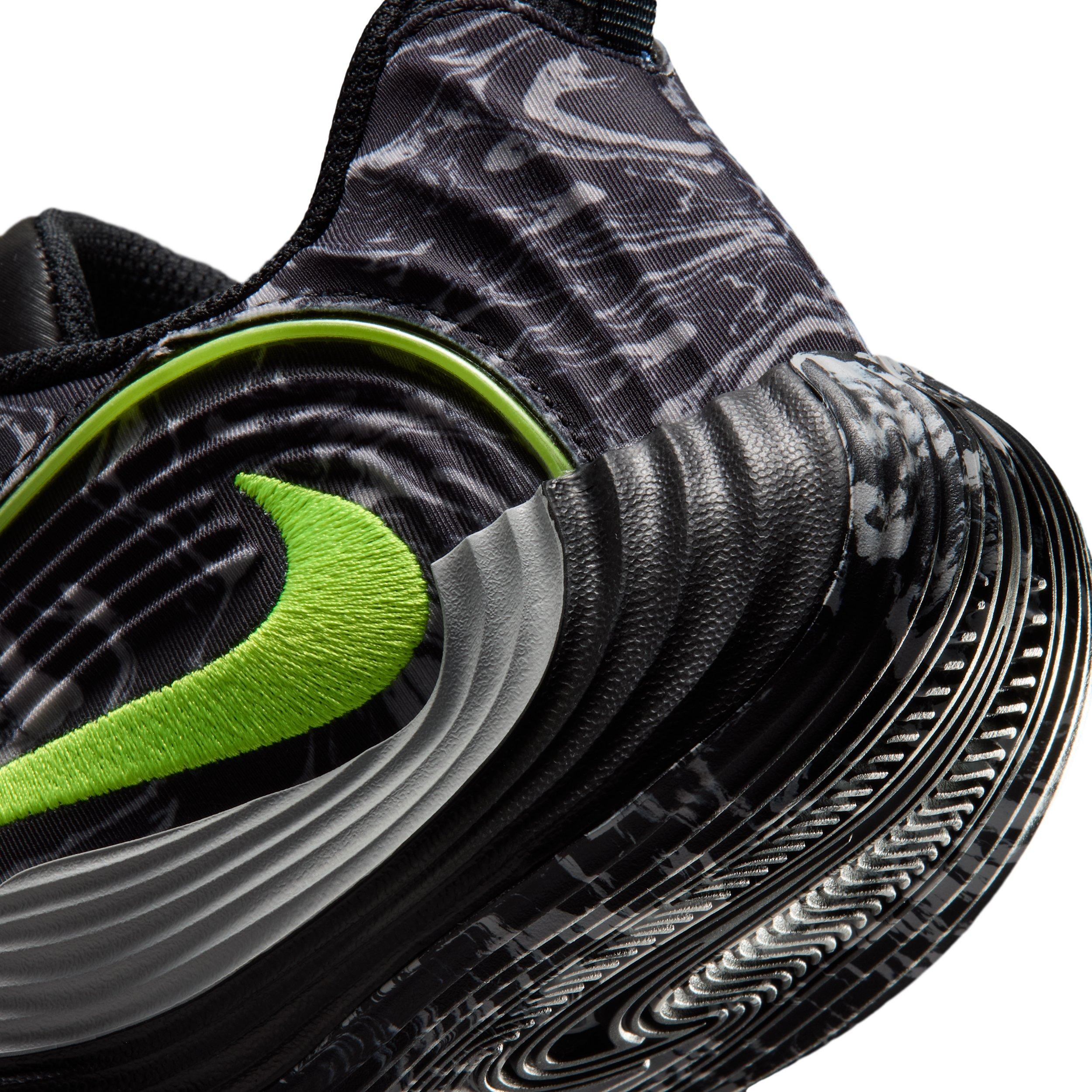 Nike Giannis Immortality 5 "Black/Light Smoke Grey/Volt" Grade School Boys' Basketball Shoe - BLACK/LT GREY/VOLT