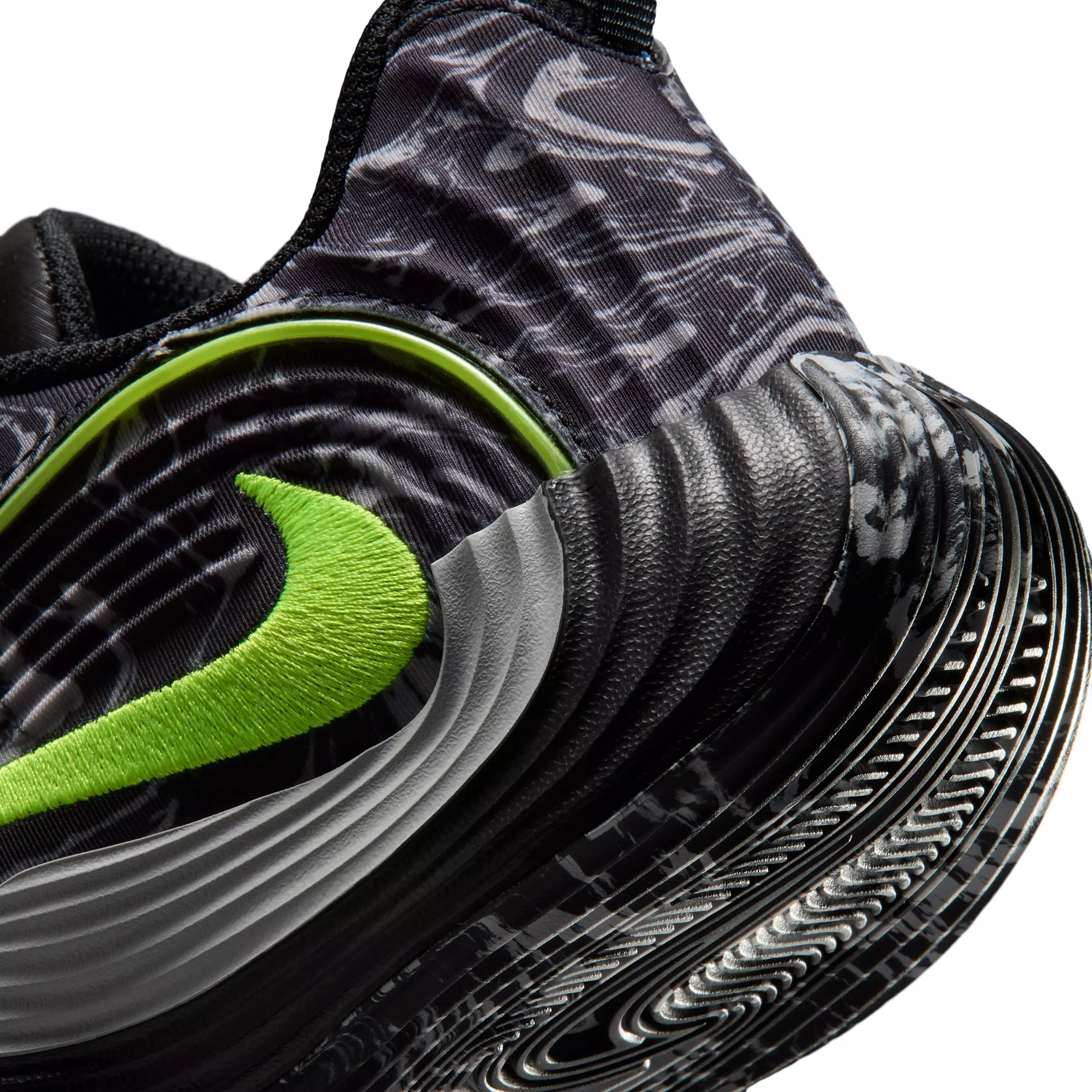 Nike Giannis Immortality 5 "Black/Light Smoke Grey/Volt" Grade School Boys' Basketball Shoe - BLACK/LT GREY/VOLT