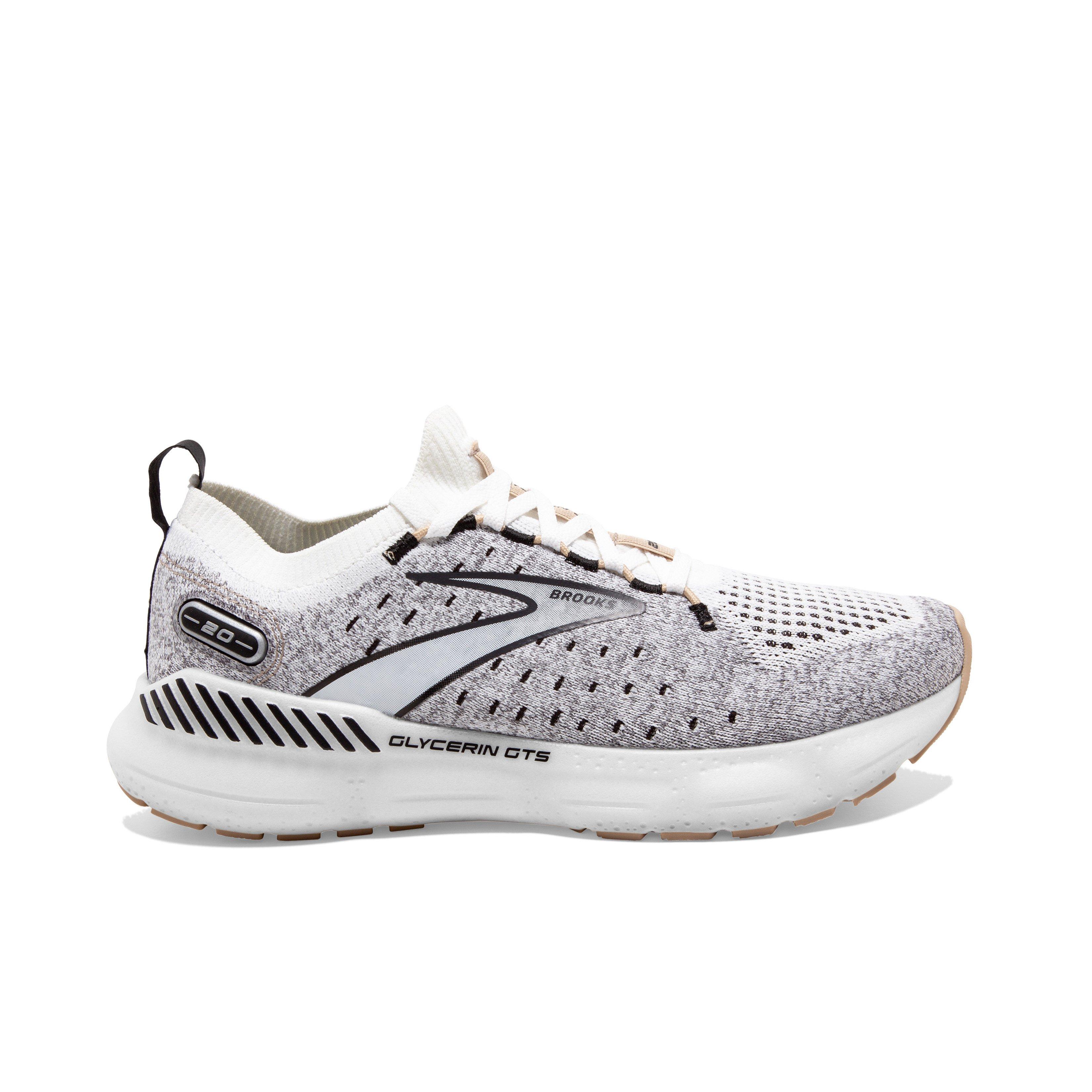 Brooks Glycerin StealthFit GTS 20 "White/Black/Cream" Women's Running