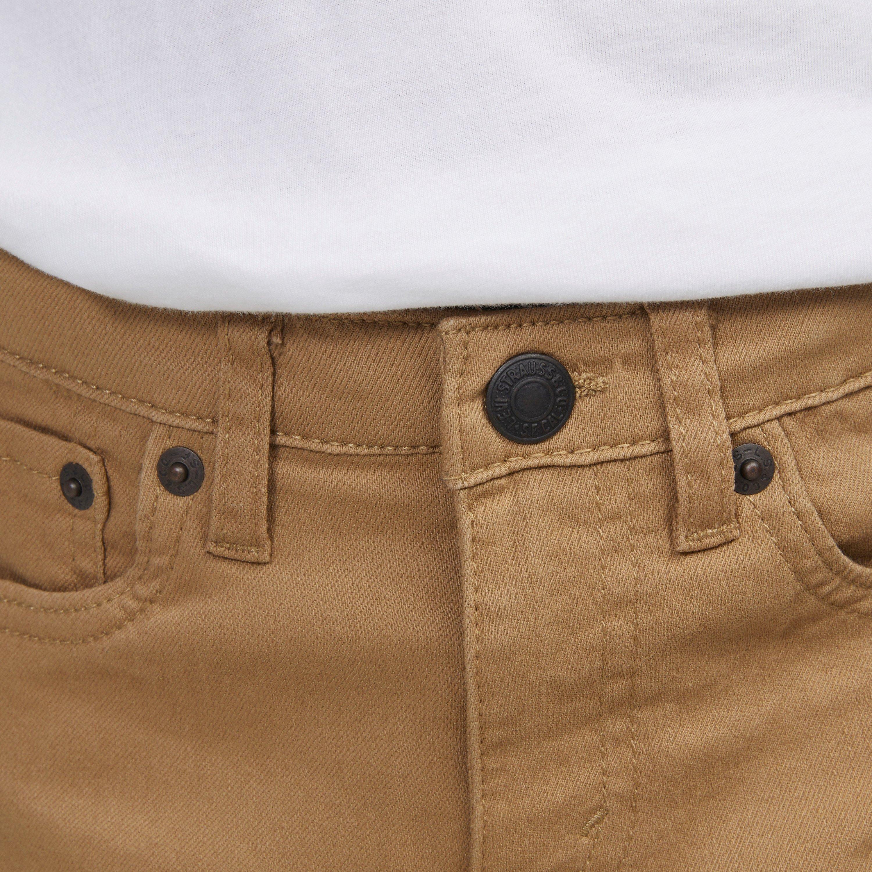 Levi's 510 Eco Performance Skinny Fit Lt Wash Little Boys' Denim Jeans - Khaki - KHAKI Thumbnail View 3
