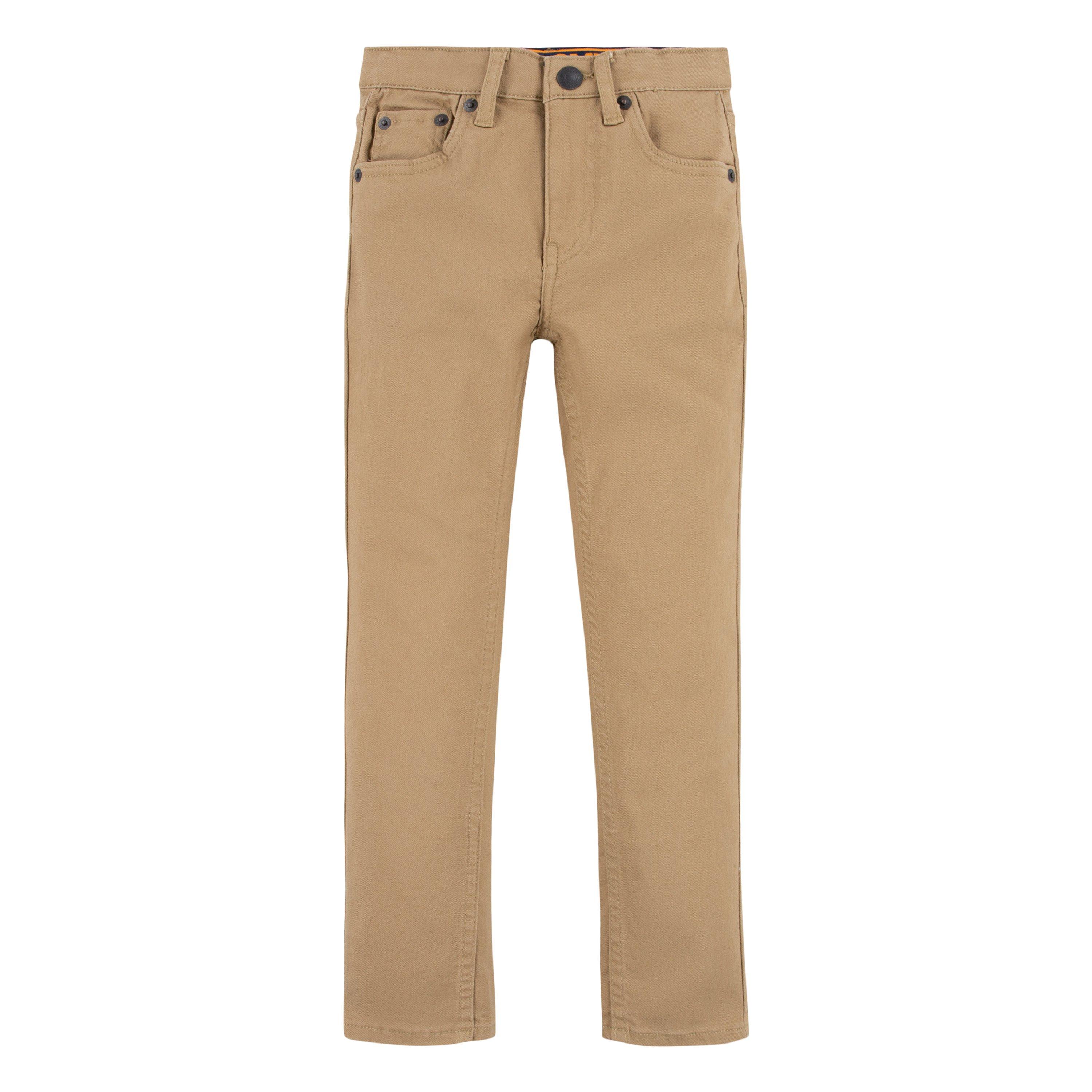 Levi's 510 Eco Performance Skinny Fit Lt Wash Little Boys' Denim Jeans - Khaki - KHAKI Thumbnail View 7