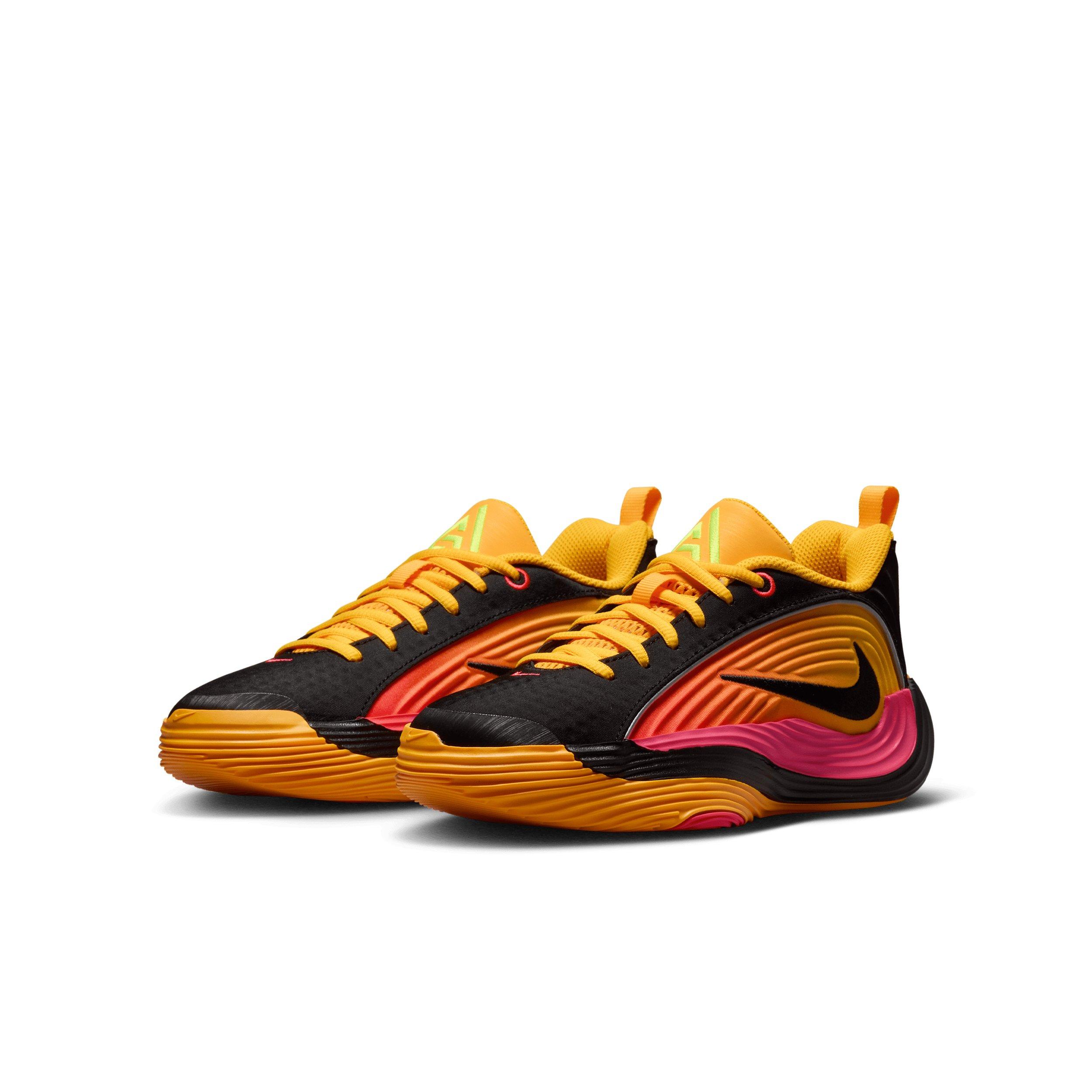 Nike Giannis Immortality 5 "Laser Crimson/Orange/Black/Silver" Grade School Boys' Basketball Shoe - CRIMSON/ORANGE/BLACK/SILVER