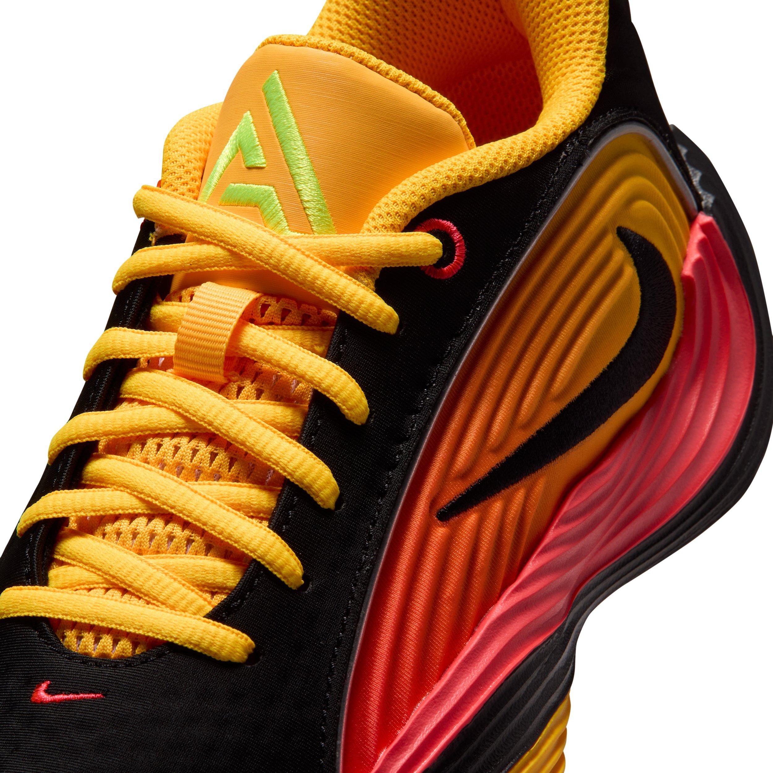 Nike Giannis Immortality 5 "Laser Crimson/Orange/Black/Silver" Grade School Boys' Basketball Shoe - CRIMSON/ORANGE/BLACK/SILVER
