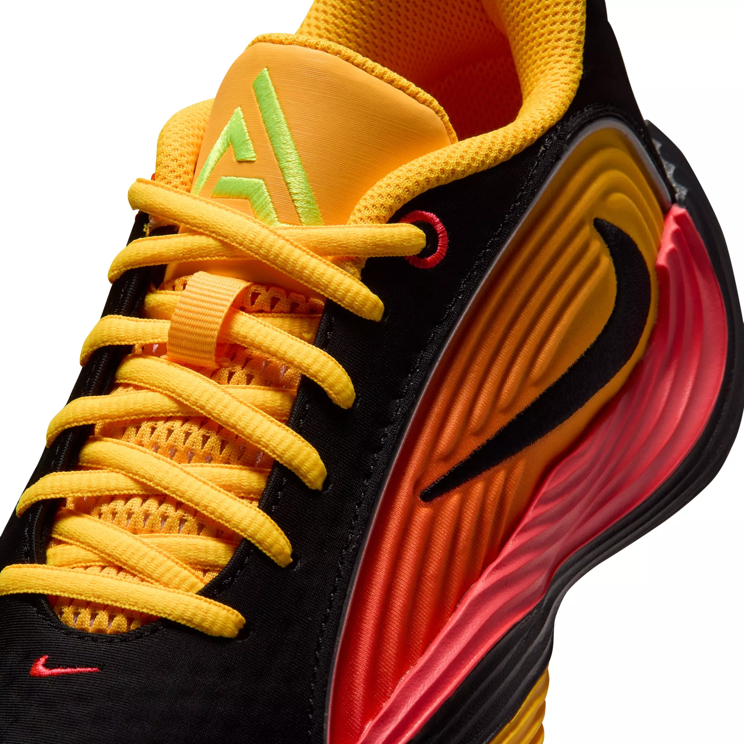 Nike Giannis Immortality 5 "Laser Crimson/Orange/Black/Silver" Grade School Boys' Basketball Shoe - CRIMSON/ORANGE/BLACK/SILVER