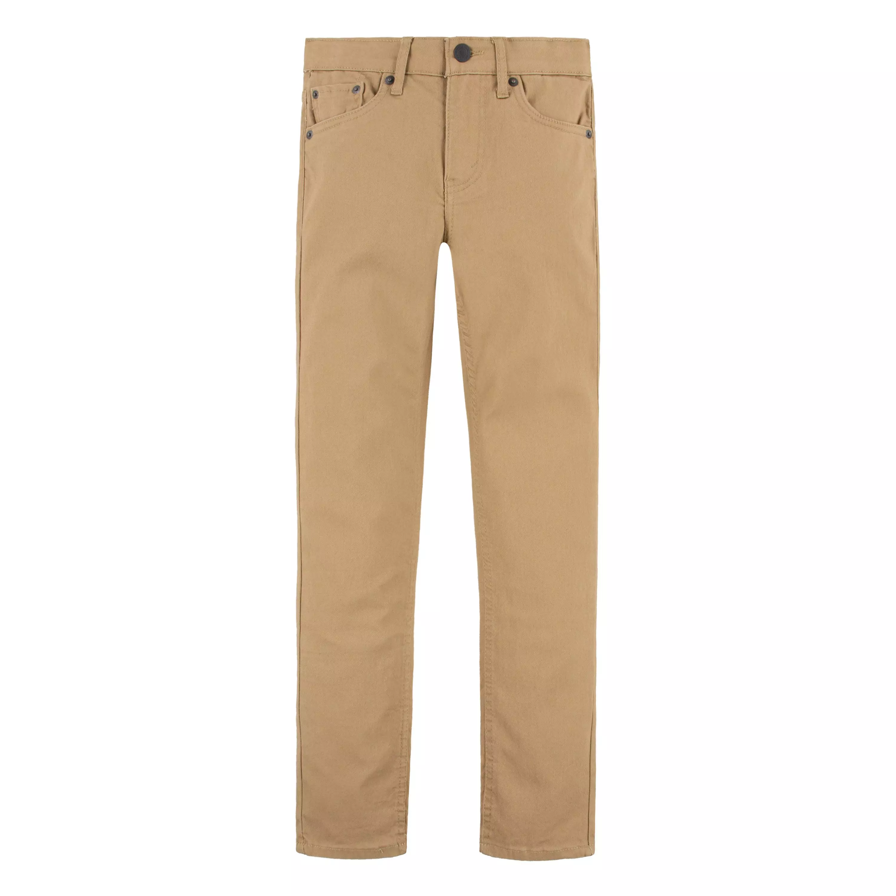 Levi's 510 Eco Performance Skinny Fit Lt Wash Big Boys' Khaki Denim Jeans - KHAKI