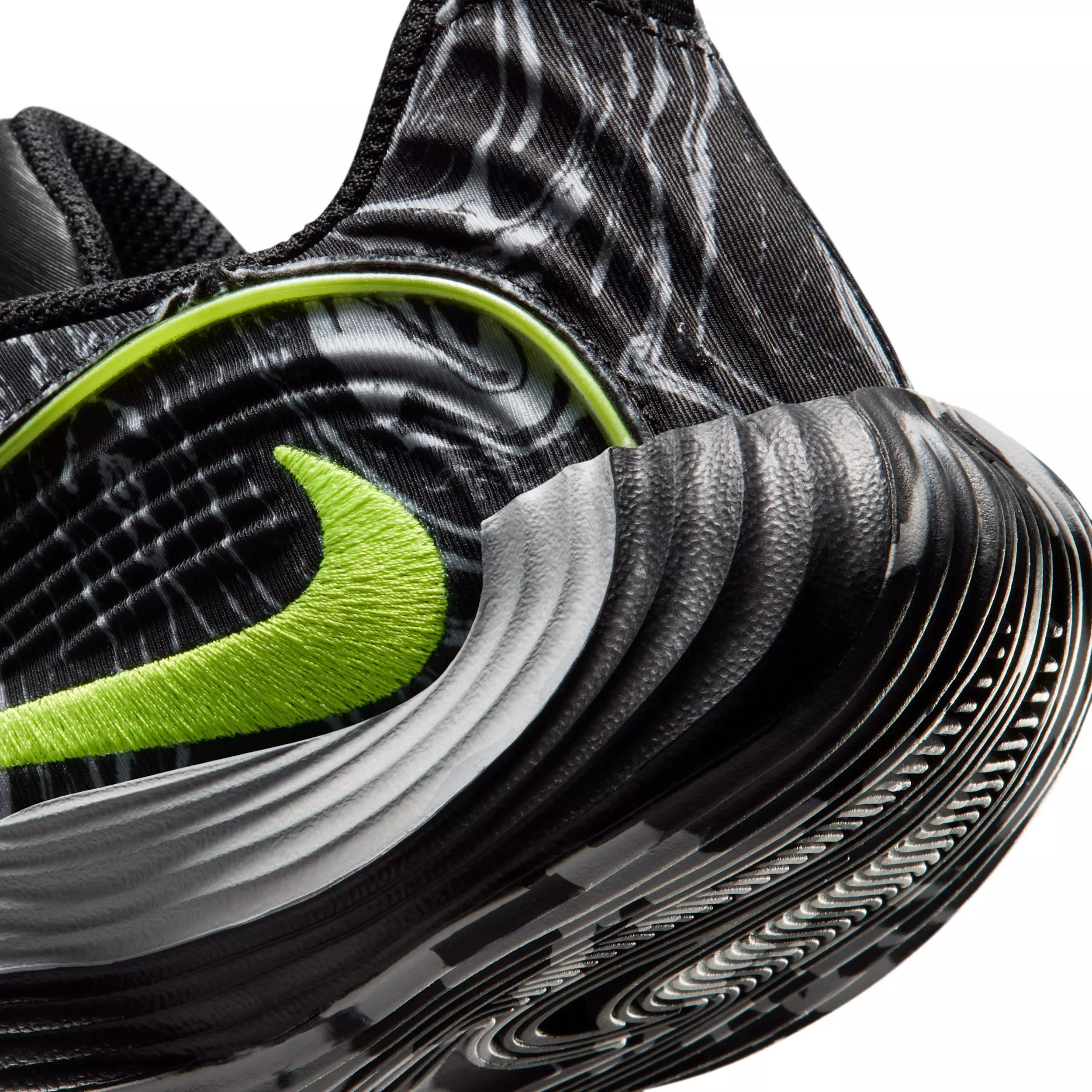 Nike Giannis Immortality 5 "Black/Light Smoke Grey/Volt" Preschool Boys' Basketball Shoe - BLACK/LT GREY/VOLT