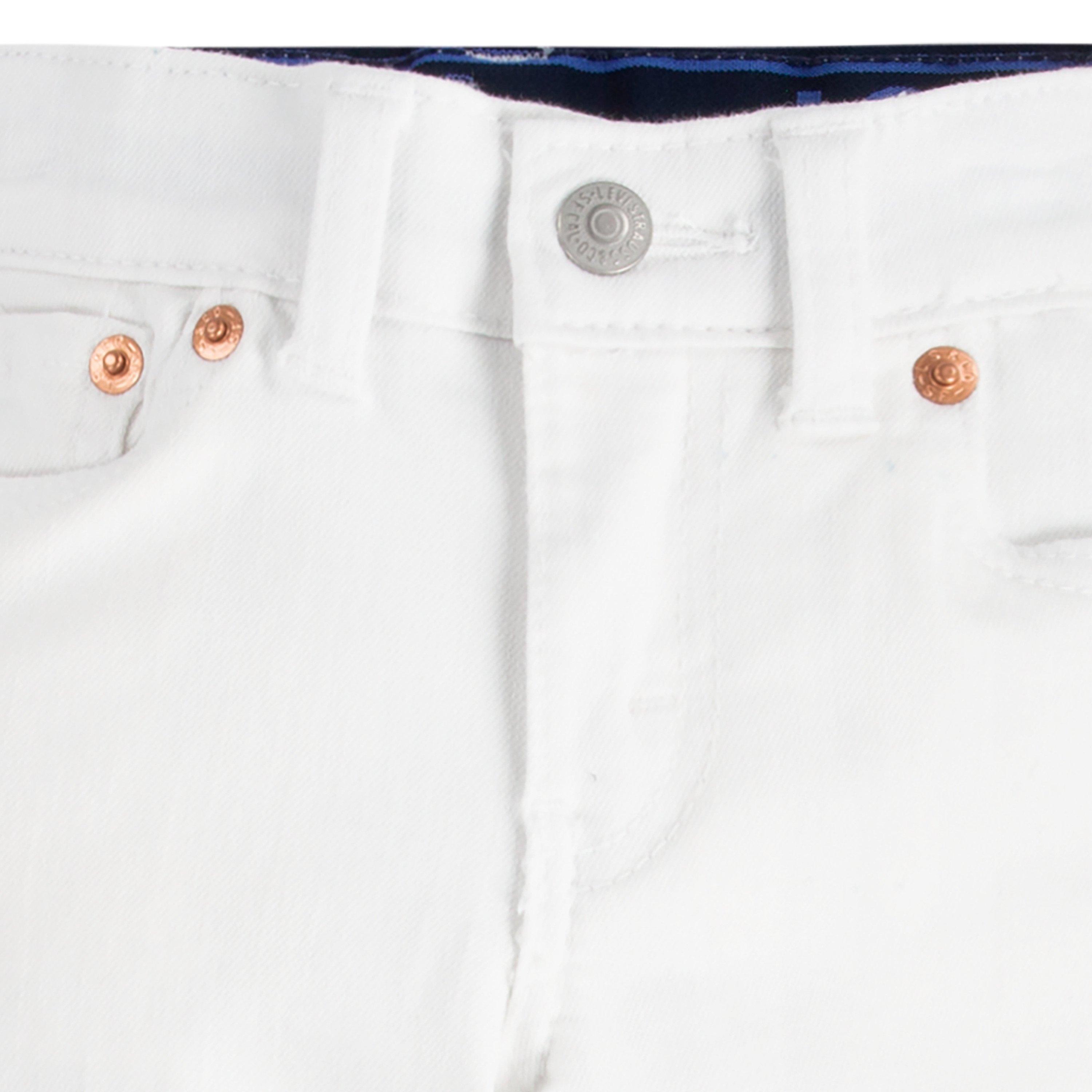 Levi's 502 Strong Performance Tapered Fit White Wash Toddler Boys' White Denim Jeans