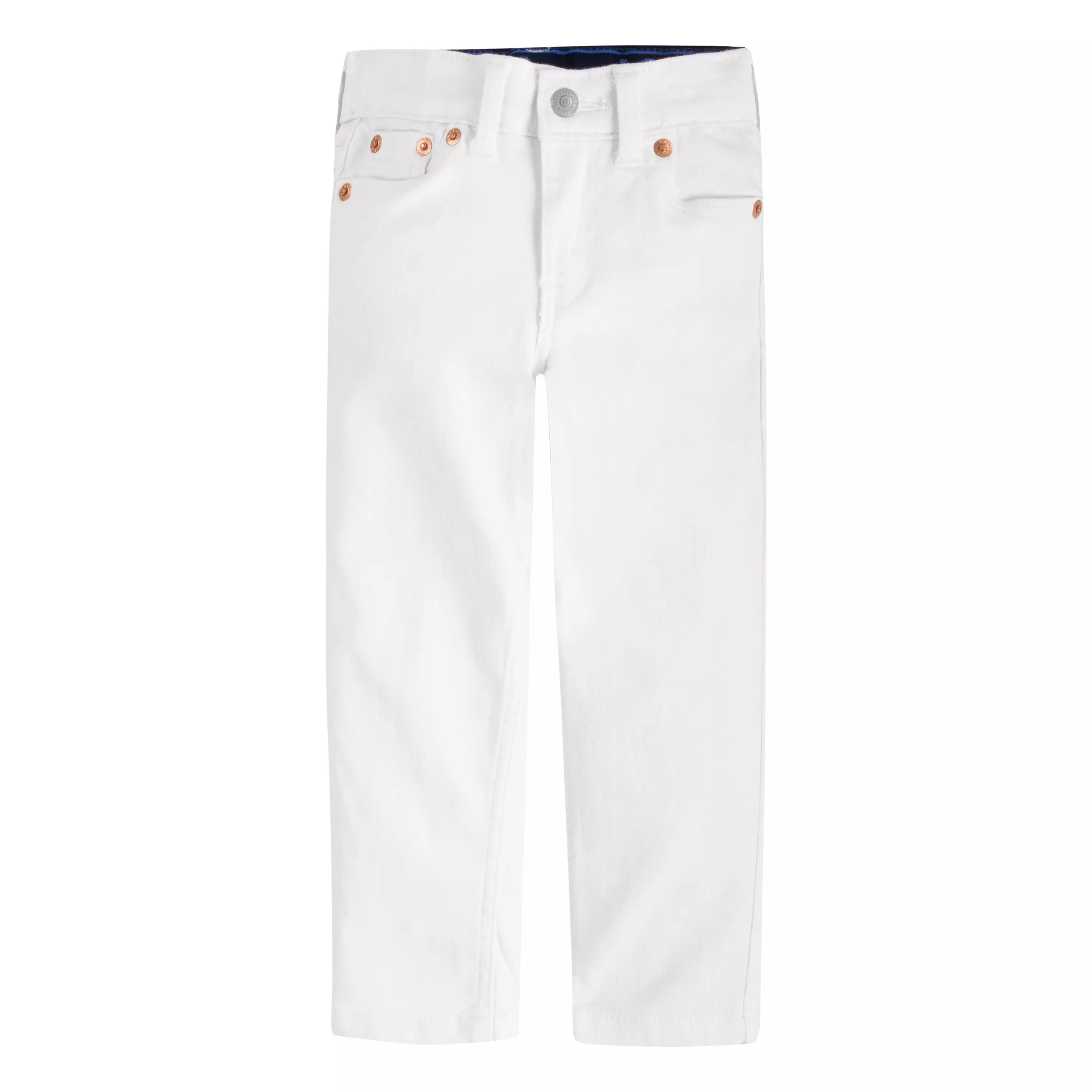 Levi's Toddler Boys' 502 Strong Performance Tapered Fit White Wash Denim Jeans - WHITE