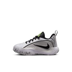 Nike Giannis Immortality 5 "White/Off White/Light Smoke Grey/Silver" Preschool Boys' Basketball Shoe - WHITE/OFF WHITE/LT GREY/SILVER