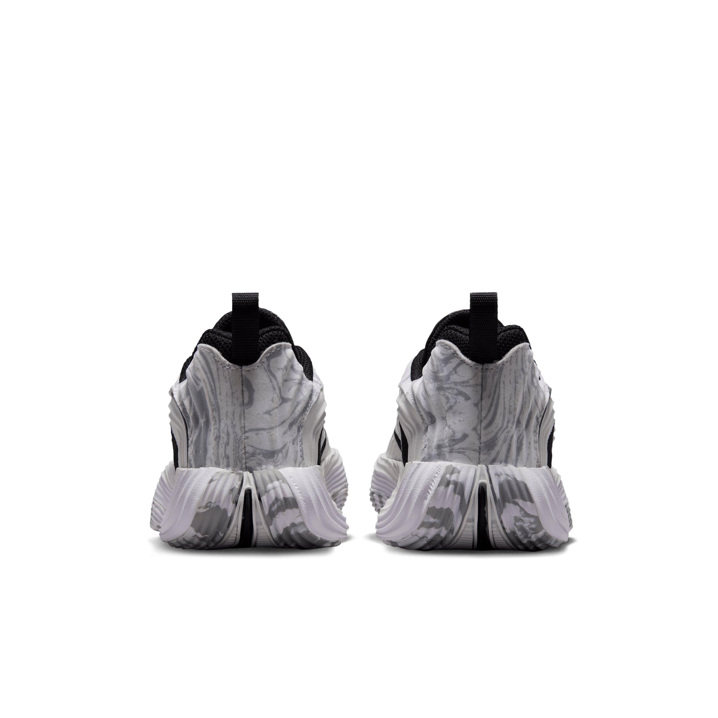 Nike Giannis Immortality 5 "White/Off White/Light Smoke Grey/Silver" Preschool Boys' Basketball Shoe - WHITE/OFF WHITE/LT GREY/SILVER