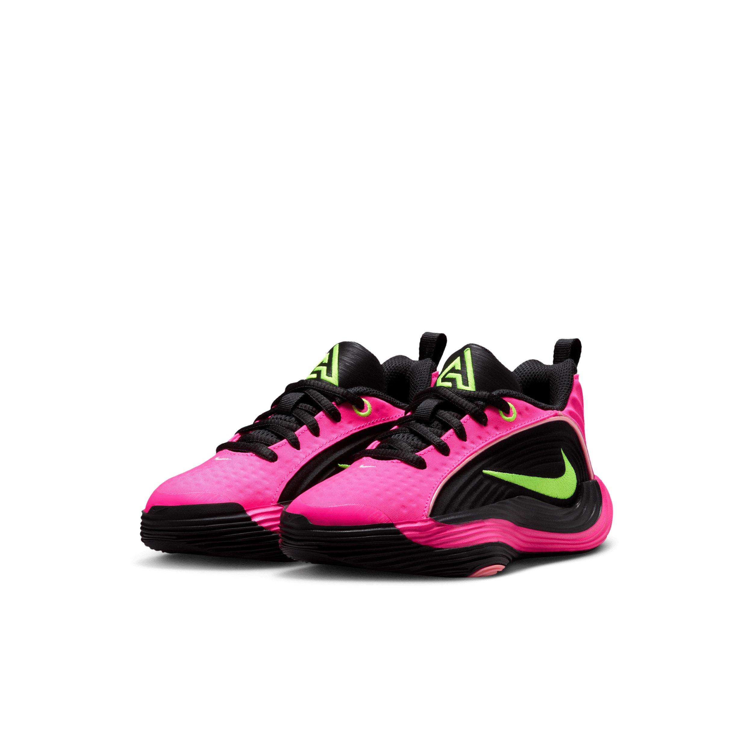 Nike Giannis Immortality 5 "Hyper Pink/Oracle Pink/Black/Volt" Preschool Boys' Basketball Shoe - PINK/PINK/BLACK/VOLT